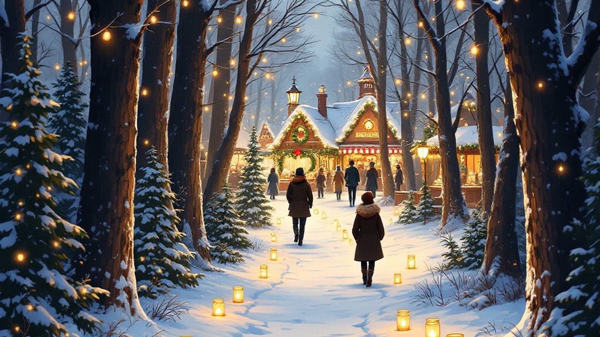 Kerstmarkt en Midwinterwandeling in Exloo