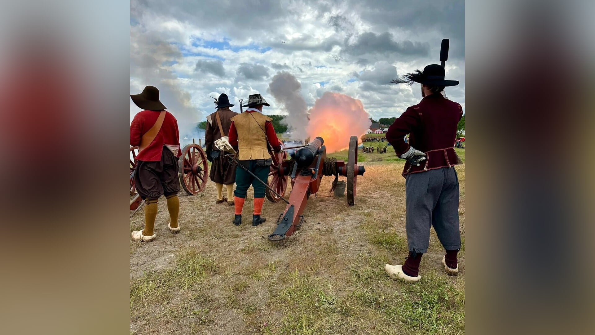 De Polderstrijd, kanonnen, soldaten en historie