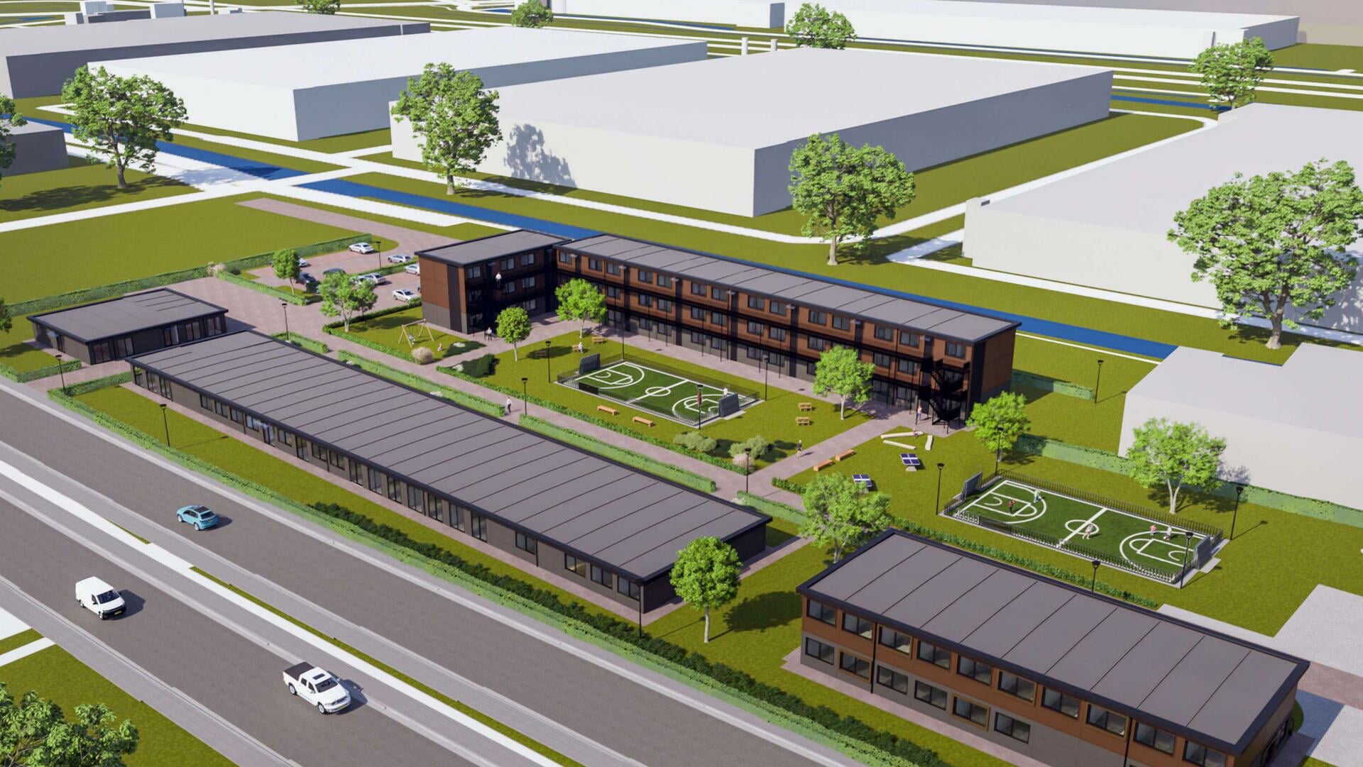 Beroep en bouwstop AZC in behandeling bij rechtbank