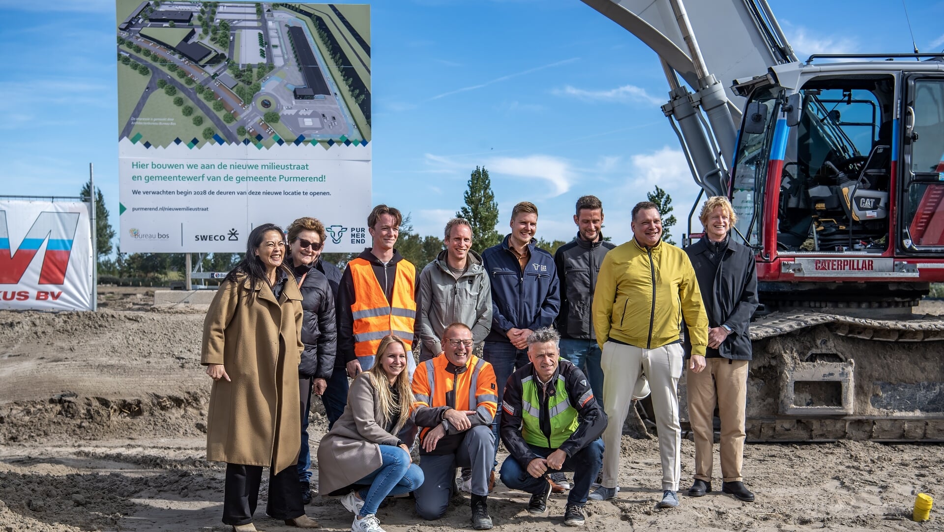 Werkzaamheden gestart voor nieuwe milieustraat gemeente Waterland