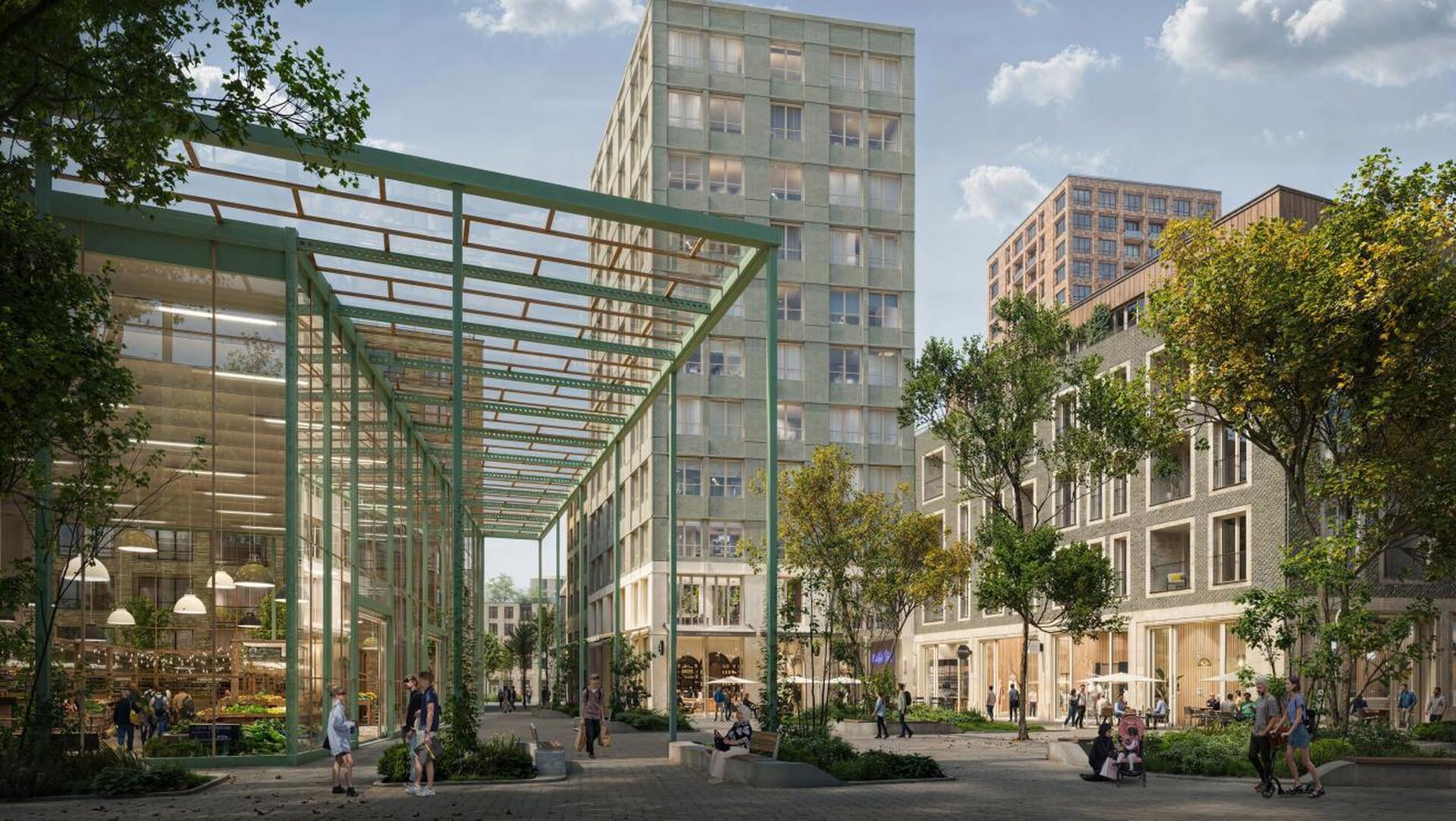 Centrum Schalkwijk bloeit op: van winkelhart naar bruisend stadsdeel