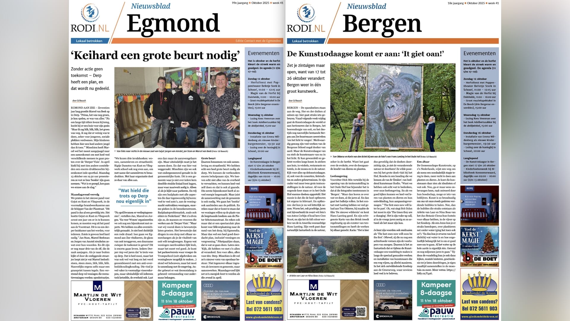 De krant van 10 oktober 2025 staat online