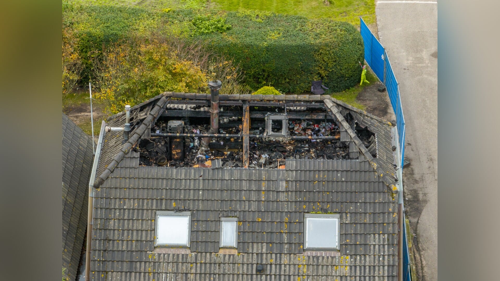 Woning aan Mooyeveld in Egmond-Binnen waar uitslaande brand woedde aangemerkt als plaats delict