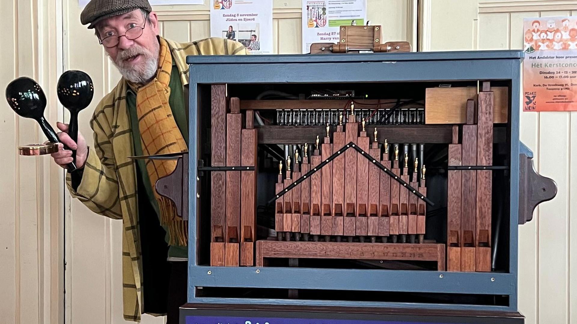 Huiskamerconcert in Den Andel rond draaiorgeltje