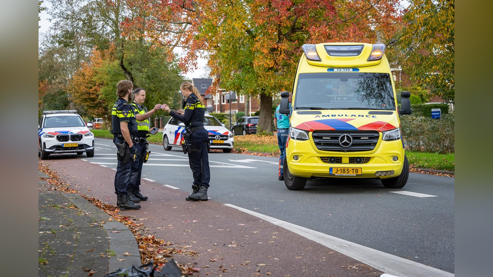 Aanrijding tussen drie voertuigen aan Heemsteedse Dreef in Heemstede