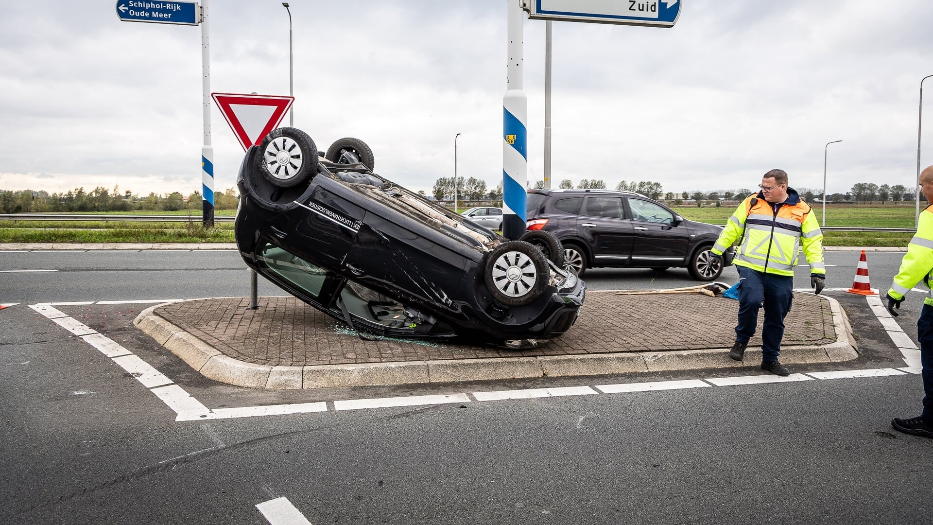 Flinke file door ongeluk op N201 bij Hoofddorp