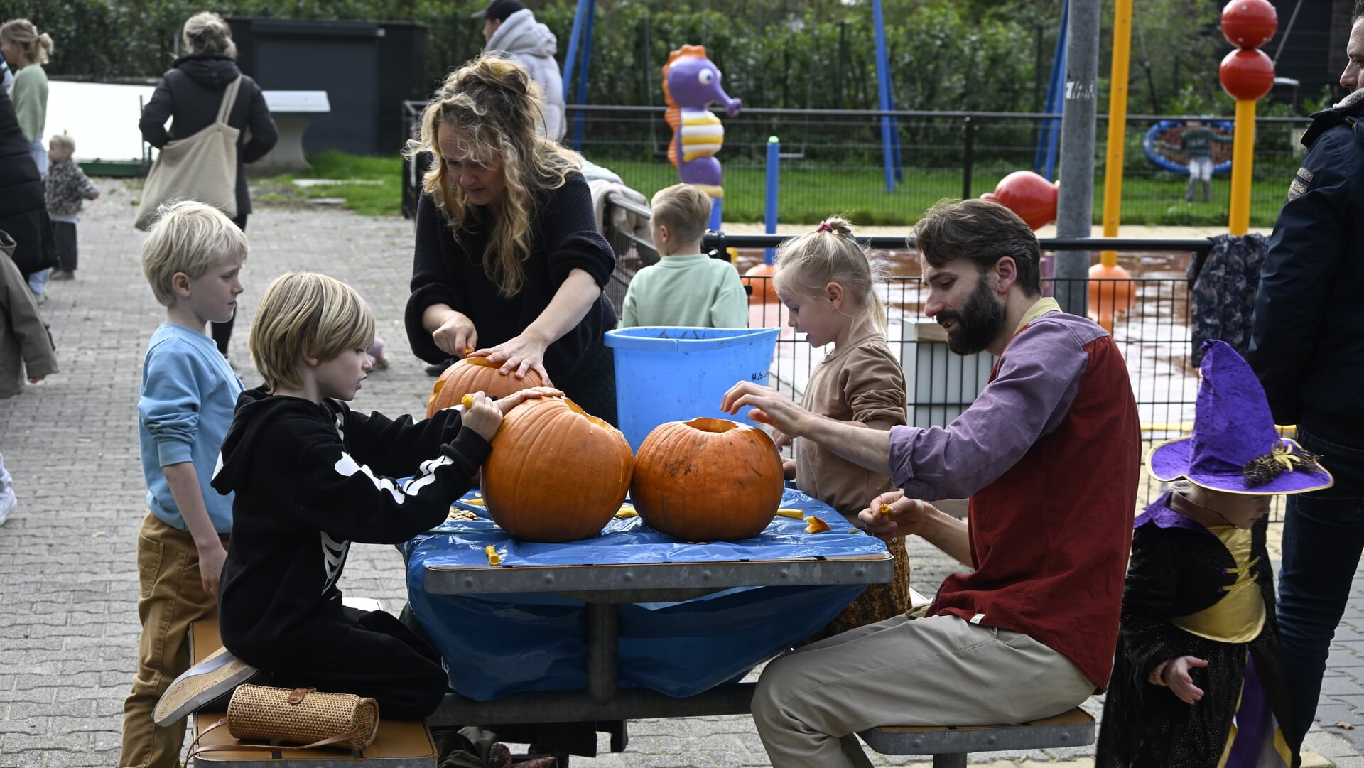 Speeltuinvereniging Zwanenburg bereidt zich voor op Halloween