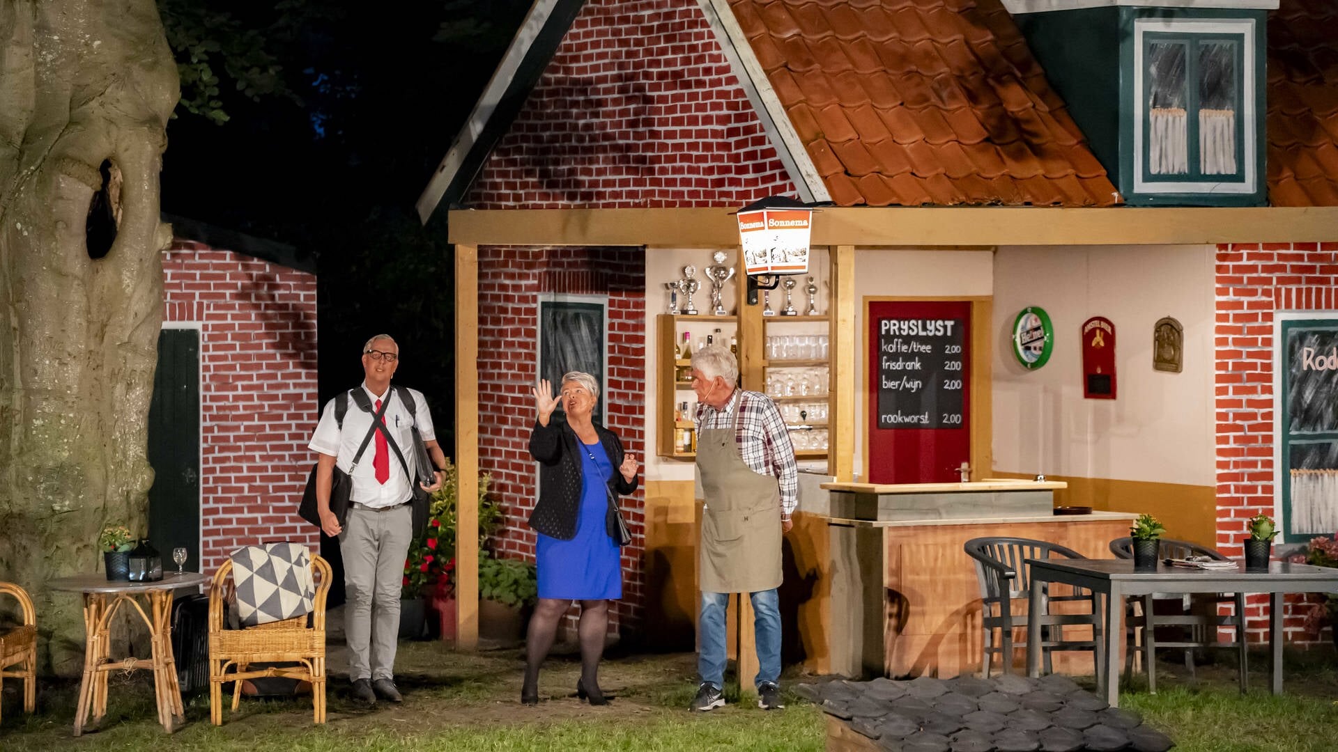 Camping het toneel bij Openluchtspel Roderwolde
