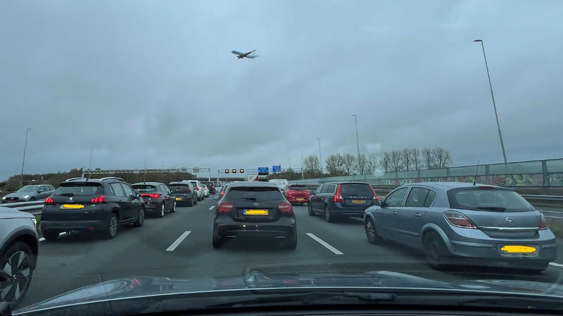 Flinke file A9 richting Alkmaar