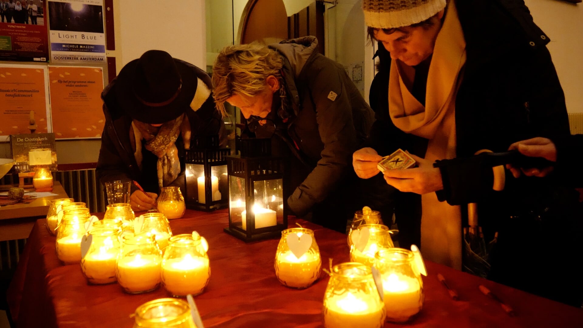 Lichtjestocht vanuit de Bethelkerk