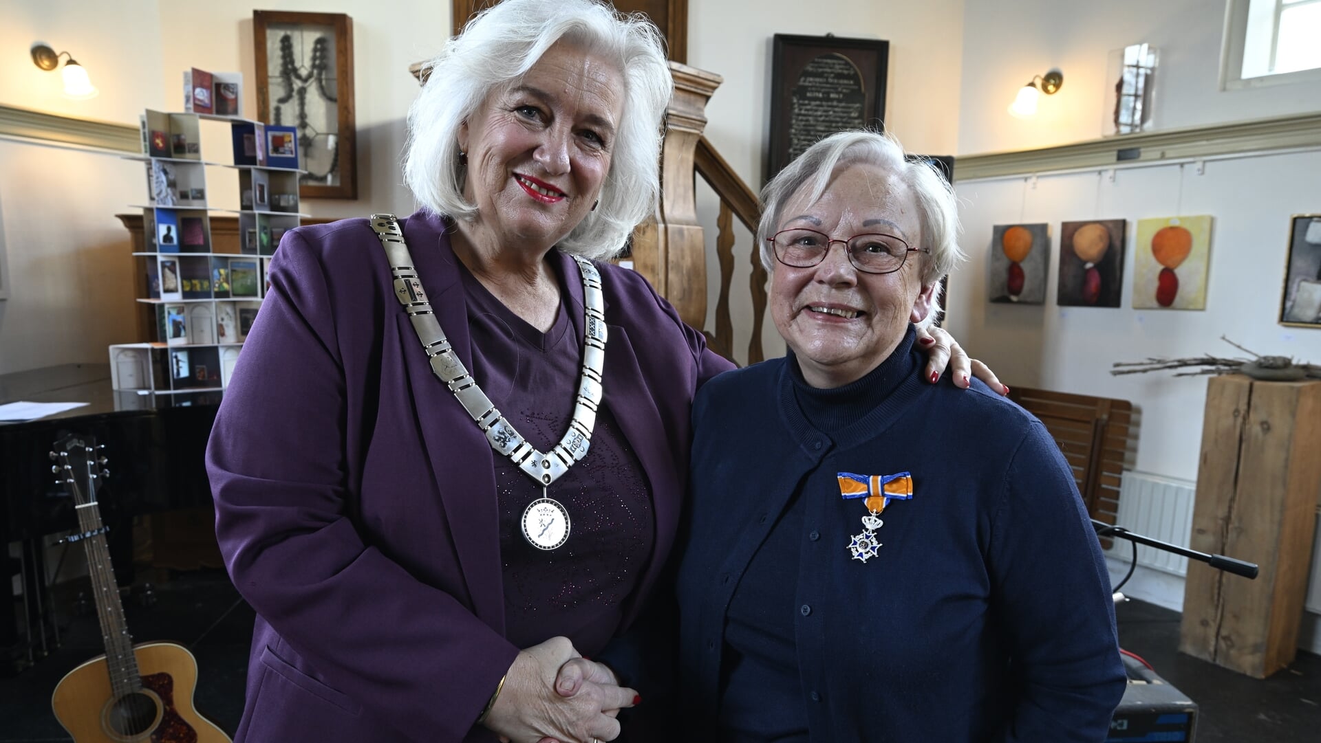 Koninklijke onderscheiding voor Mary Hopman uit Halfweg