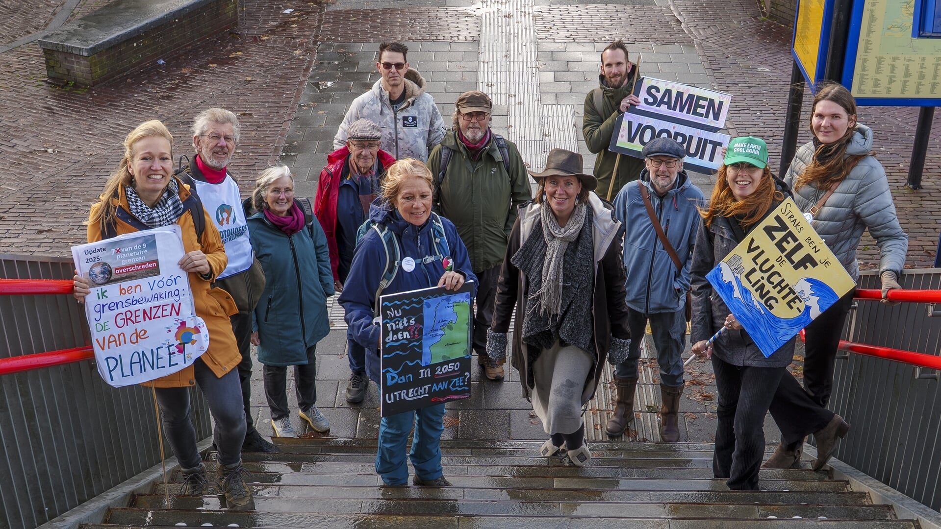 Westfriezen laten hun stem horen bij Klimaatmars in Den Haag