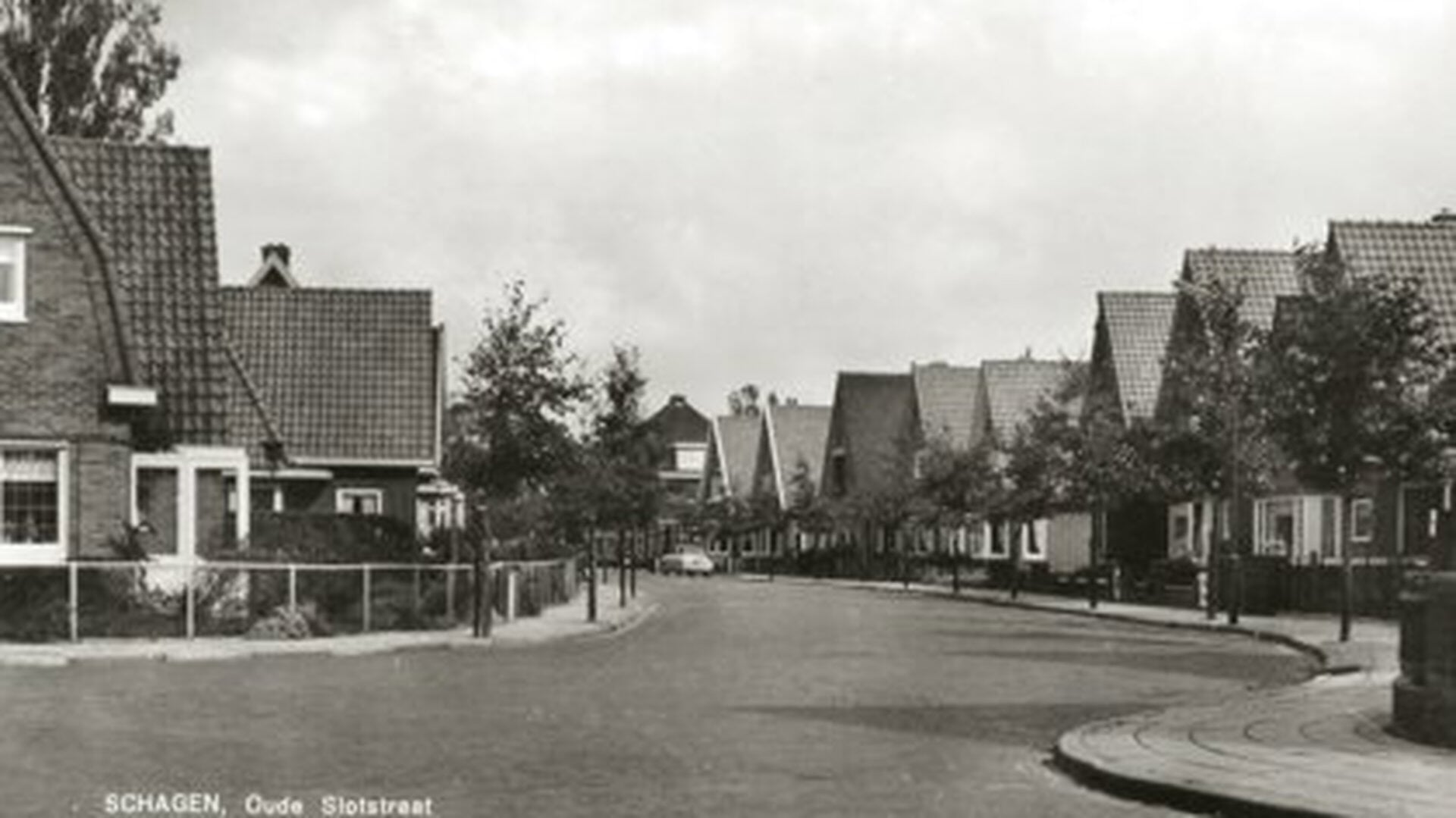 Een lege Oude Slotstraat
