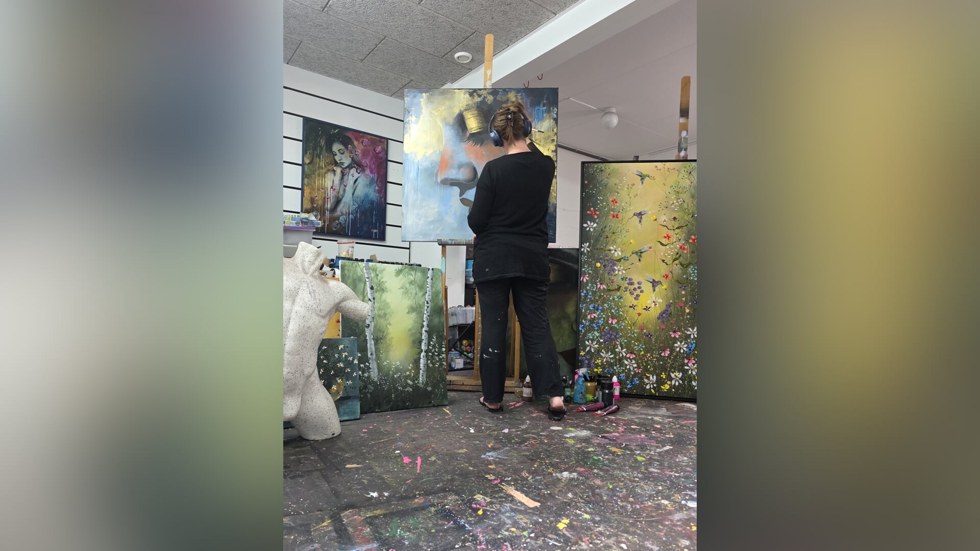 Lokale kunstenaars openen hun deuren