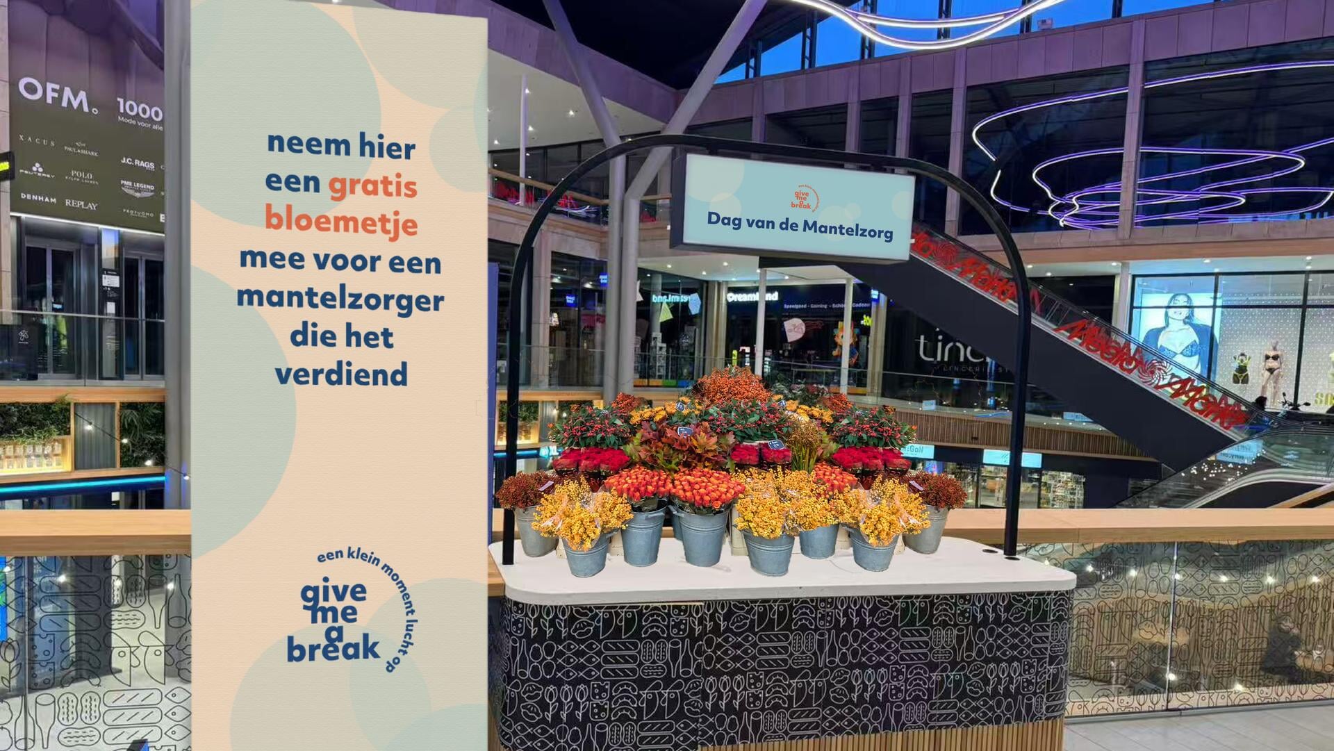 Gratis bloemenkraam op de Nationale Dag van de Mantelzorg