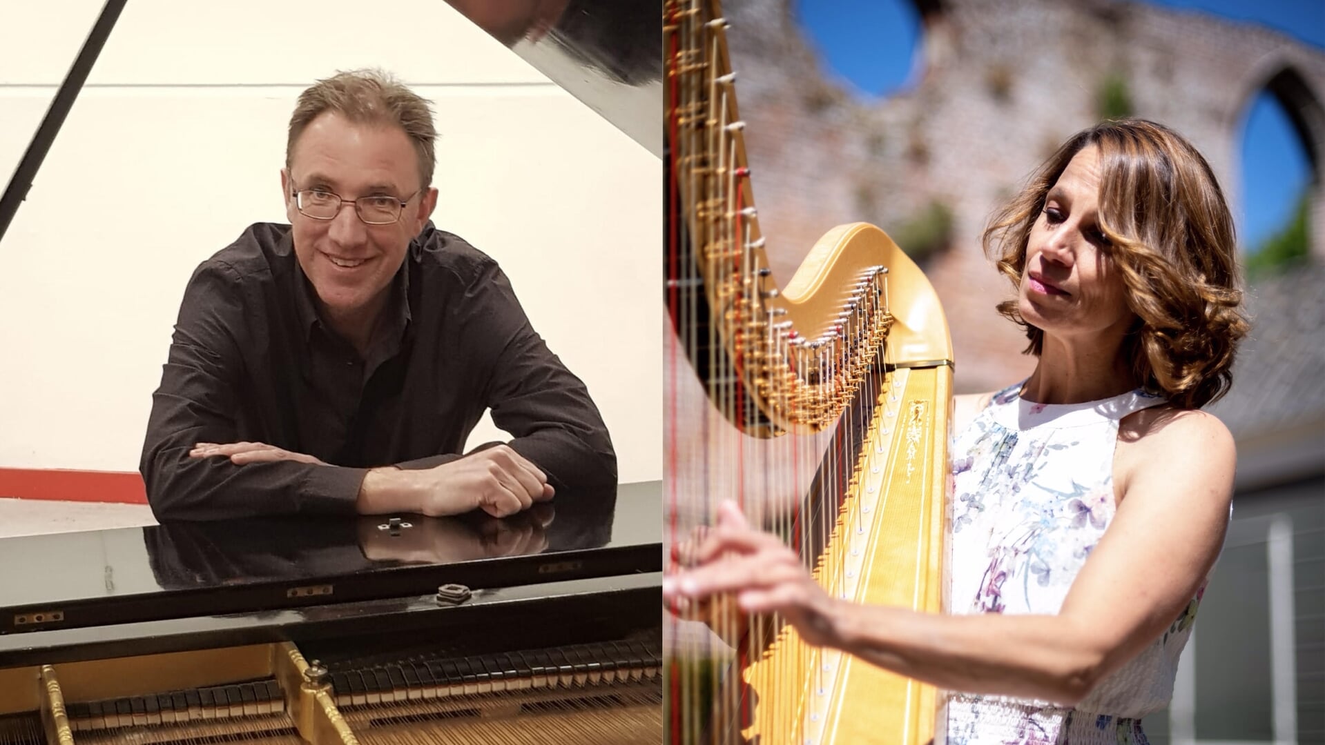 Koffieconcert door pianist Gijs Braakman en harpist Colet Nierop