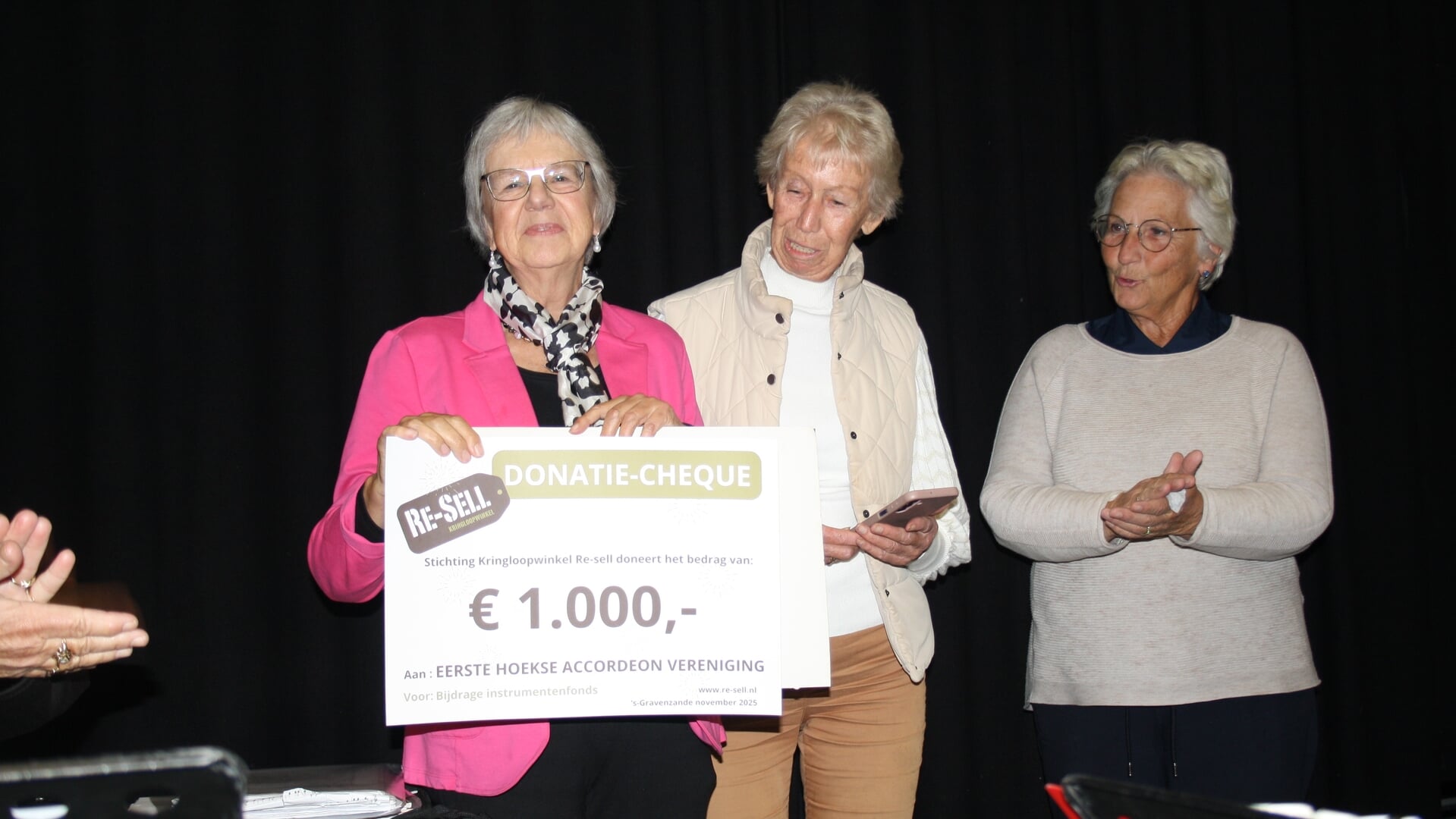 Verrassende donatie voor EHAV