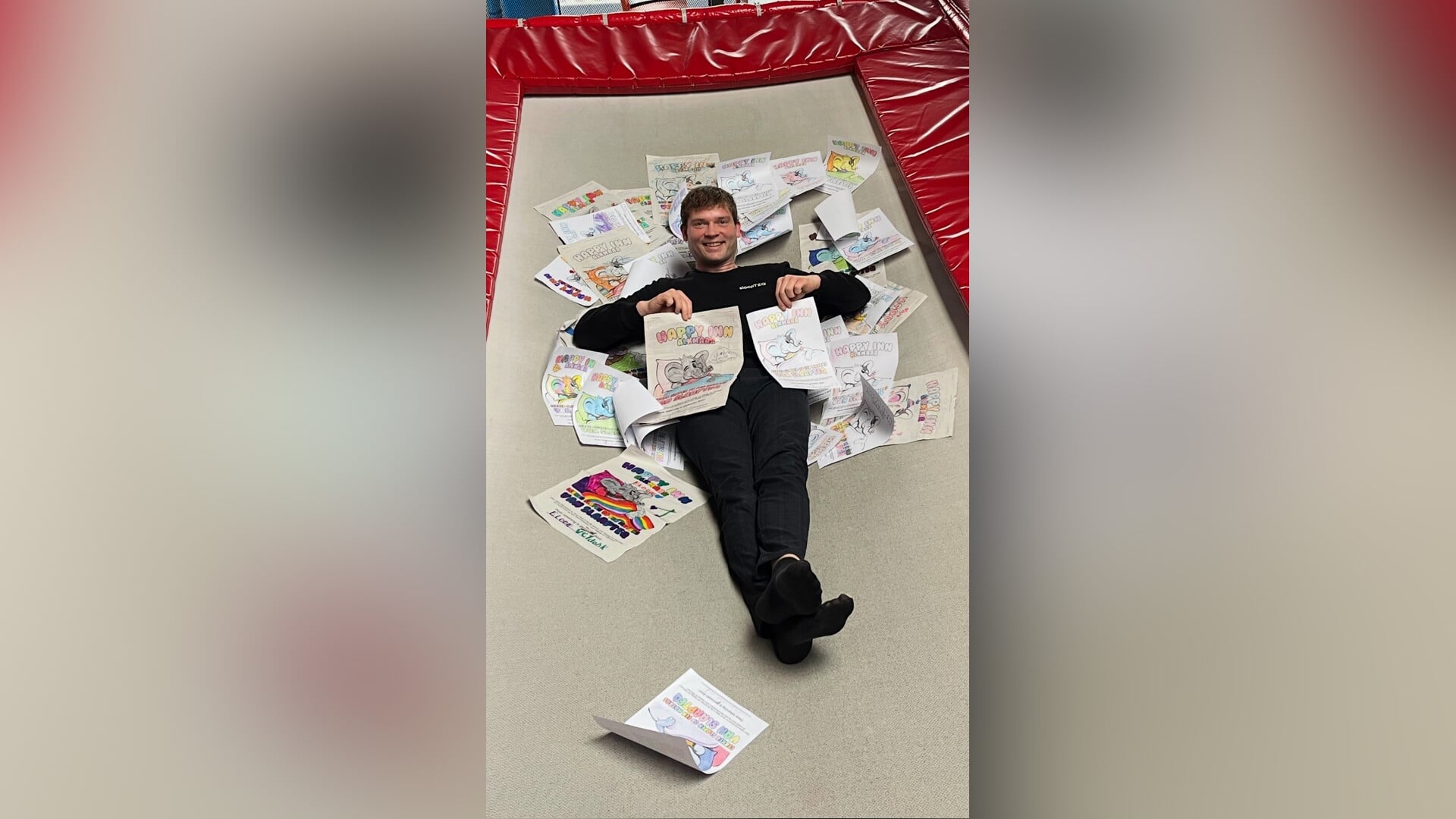 Kleurplatenactie van SlaapTEQ met Happy Inn Alkmaar groot succes