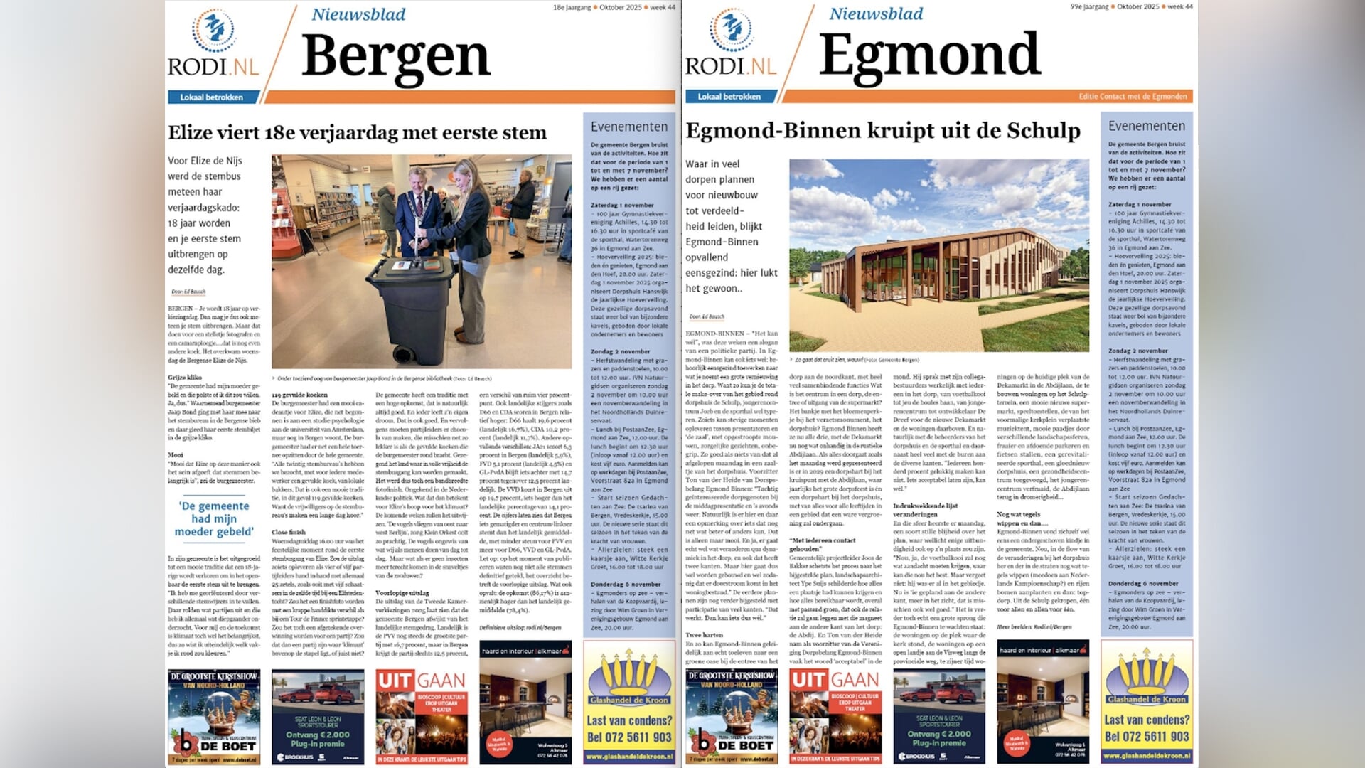 De krant van 7 november 2025 staat online