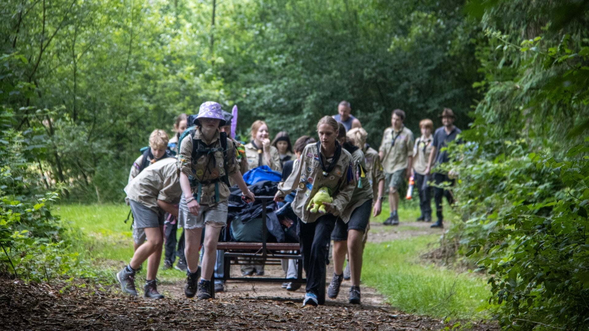 Scouts starten zomervakantie met hoogtepunt