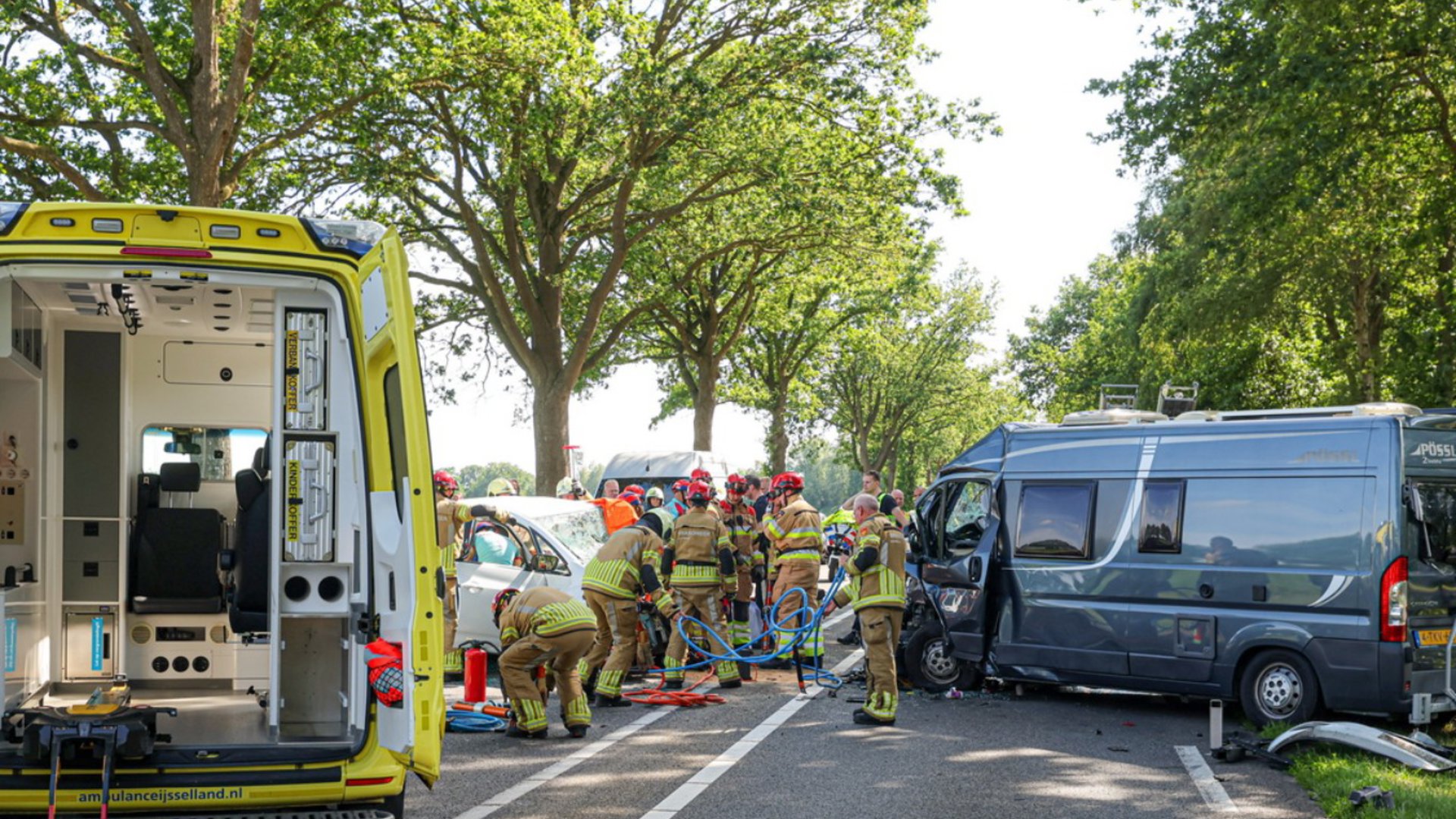Ernstig ongeval N348 Lemelerveld