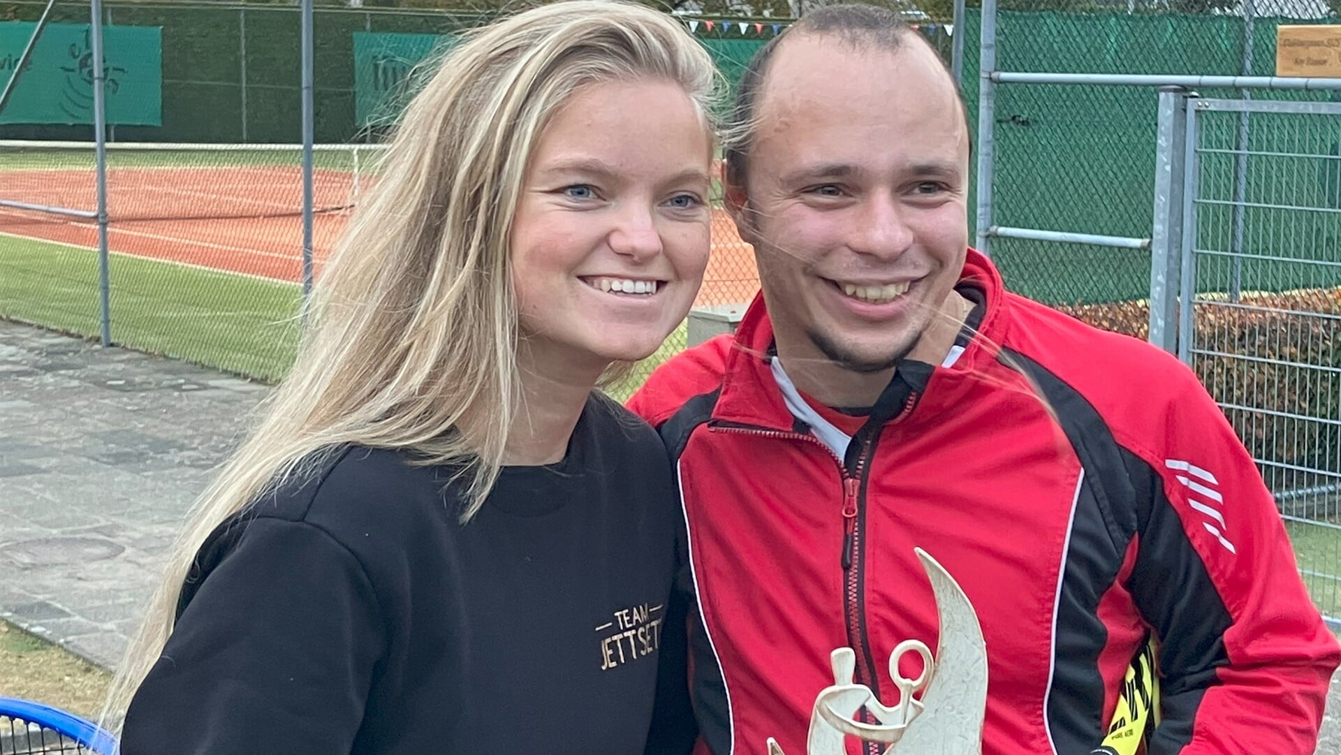 Noor Baaijens en Oleg Korovin tenniskampioenen van Boxtel