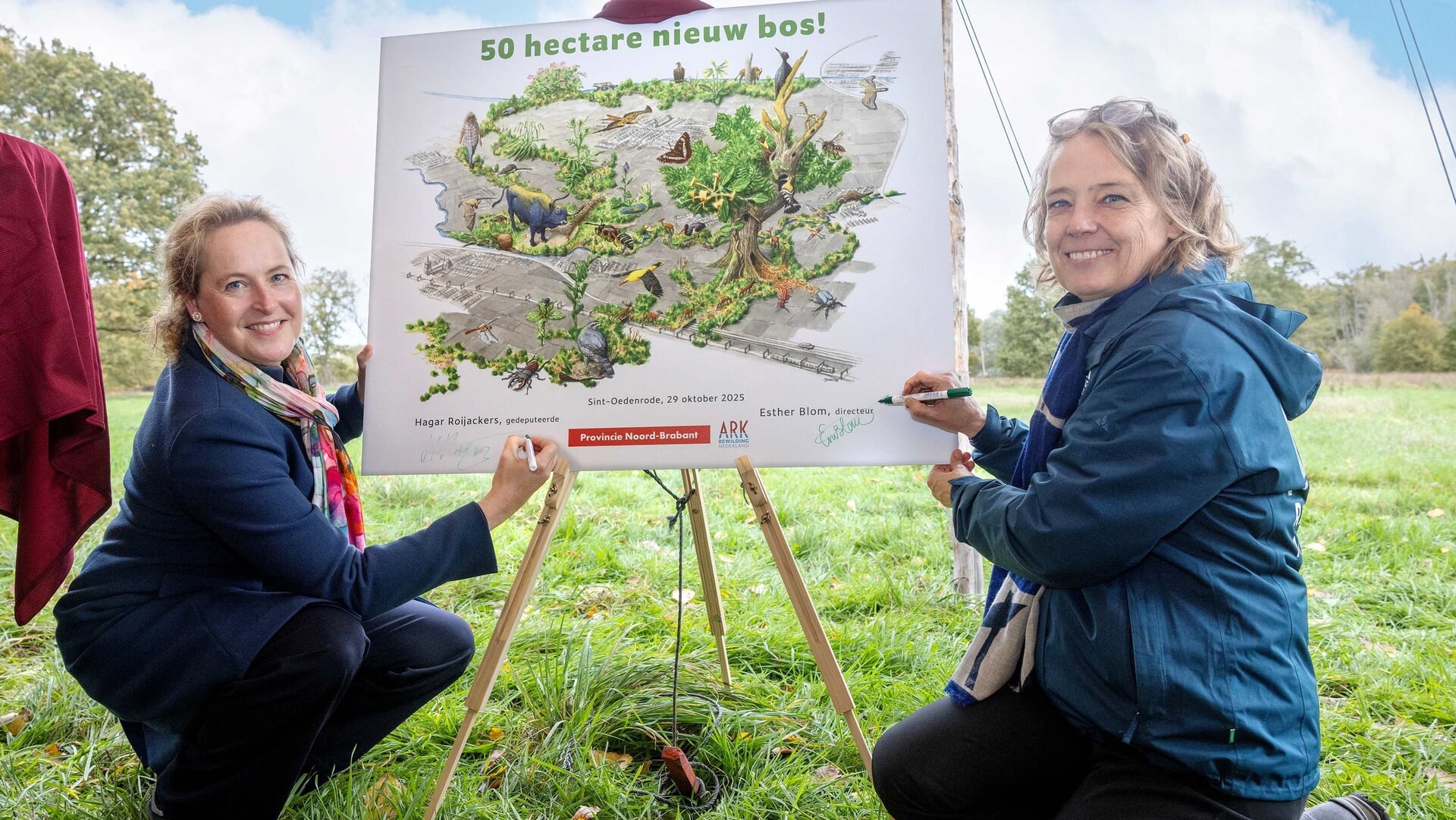 Ark legt vijftig hectare nieuw bos in Het Groene Woud