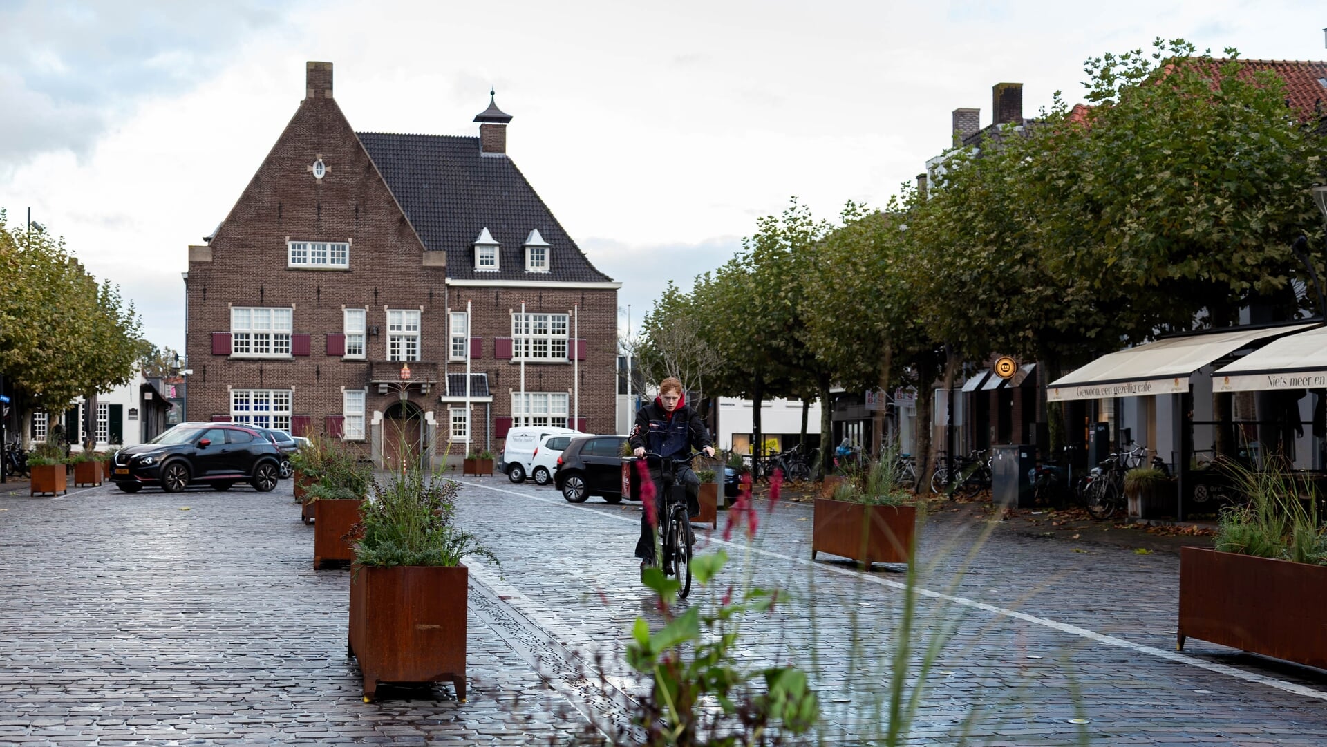 Wel of geen wagens: voor fietsers blijft de route naar de Markt hetzelfde