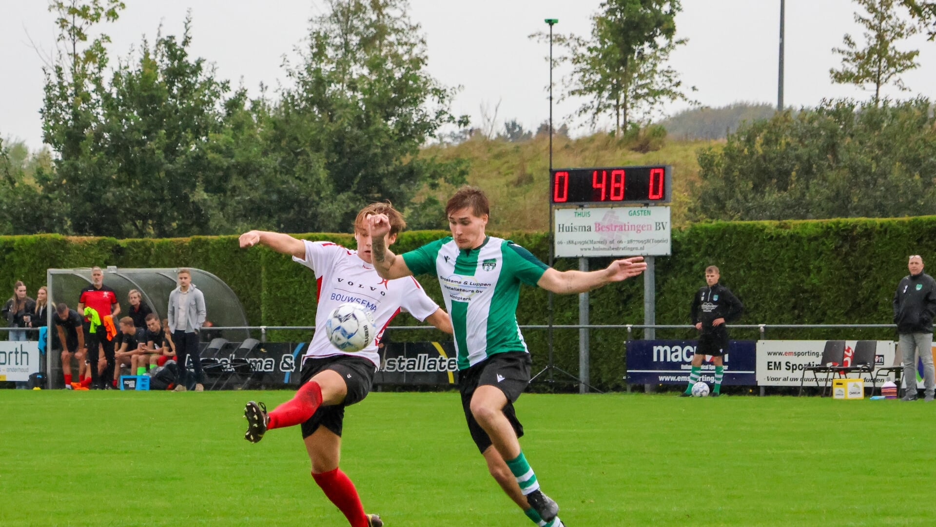 Het matige openingsduel HFC’15 - Holwierde blijft onbeslist