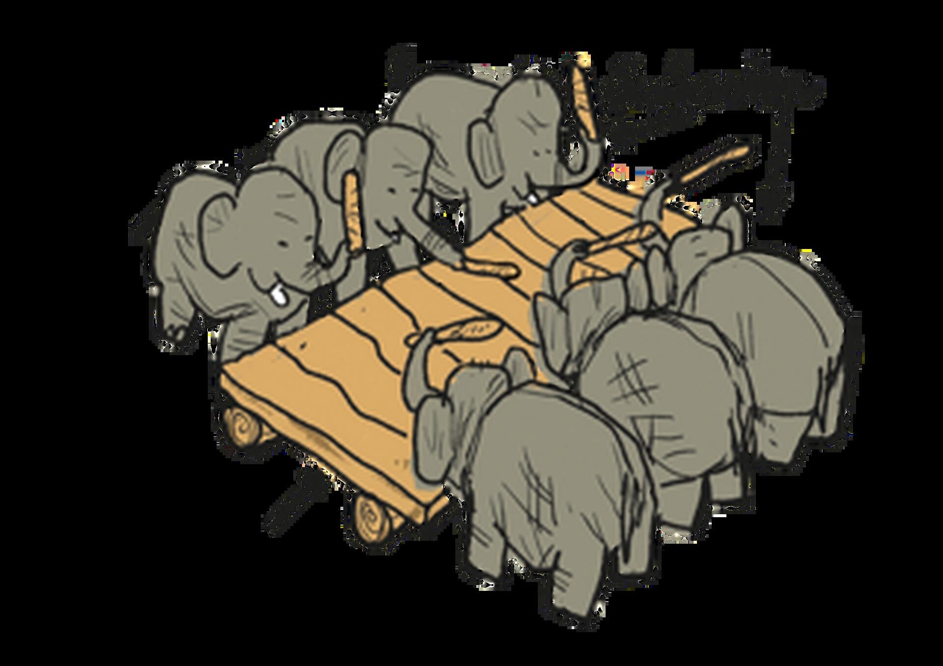 Babar en het ontstaan van de wereld in Kerk van Peize