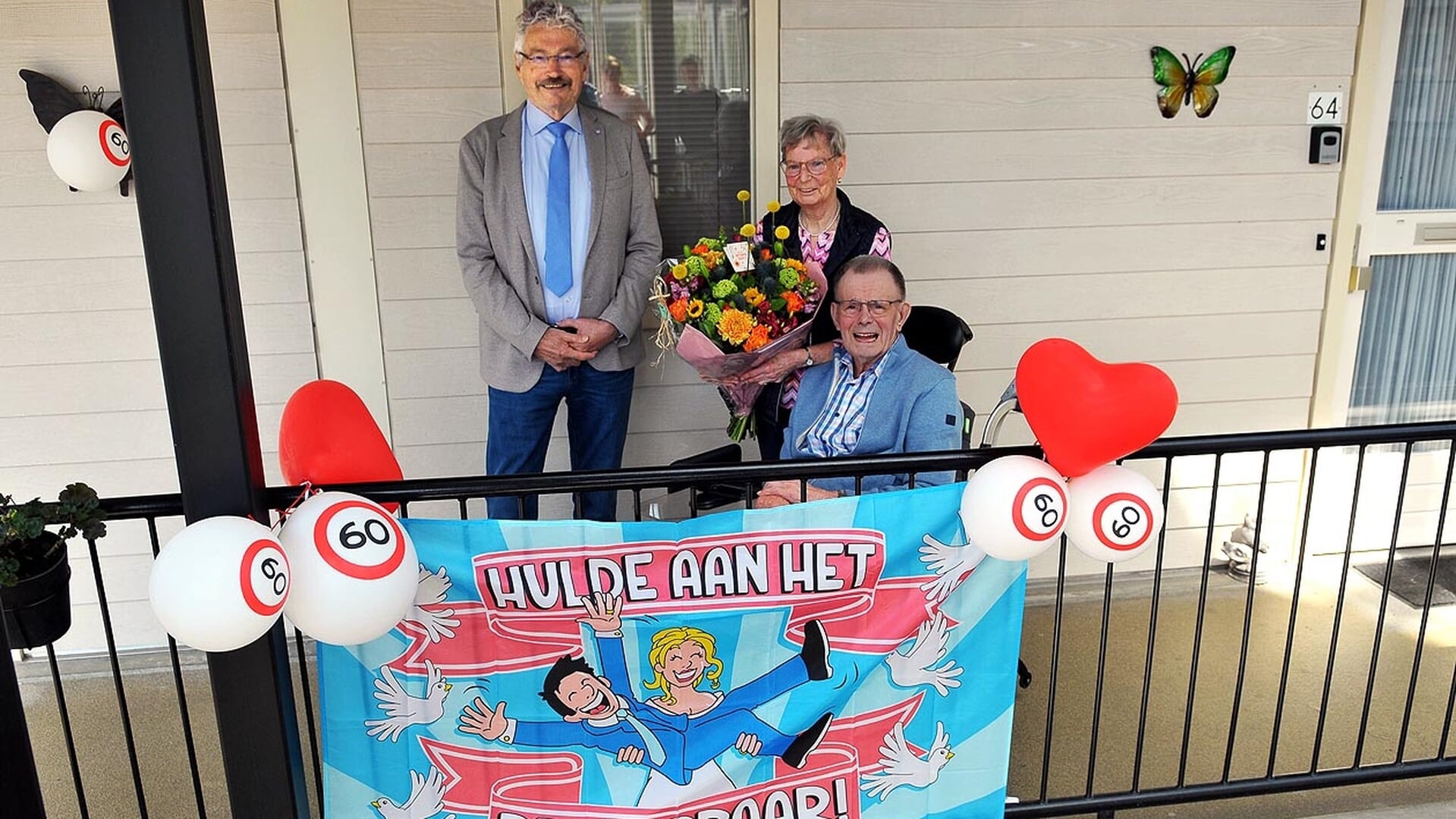 Diamanten bruidspaar in Delfzijl