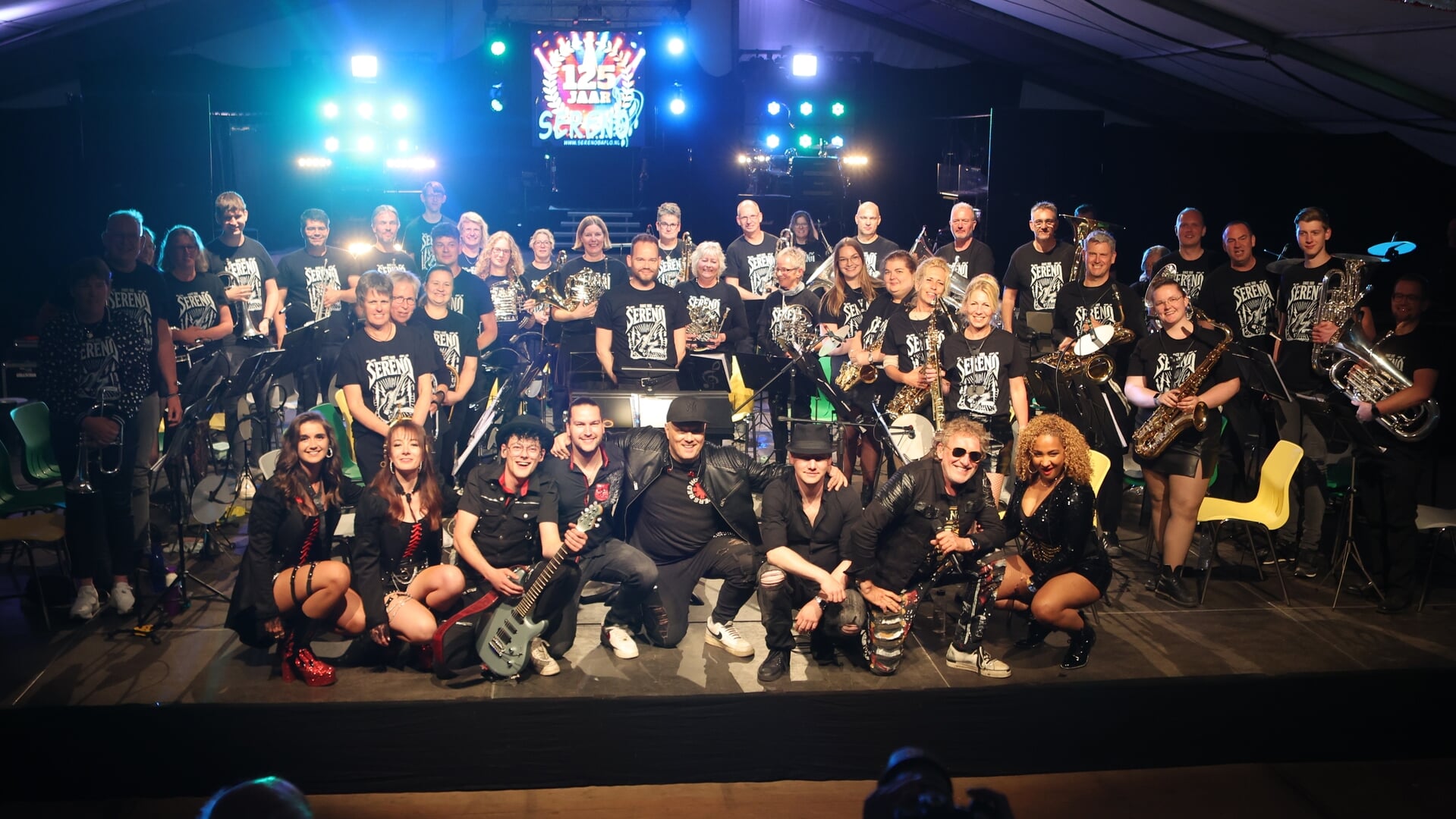 Muziekvereniging Sereno viert 125 jaar met knallend ‘Rock the Night’-concert