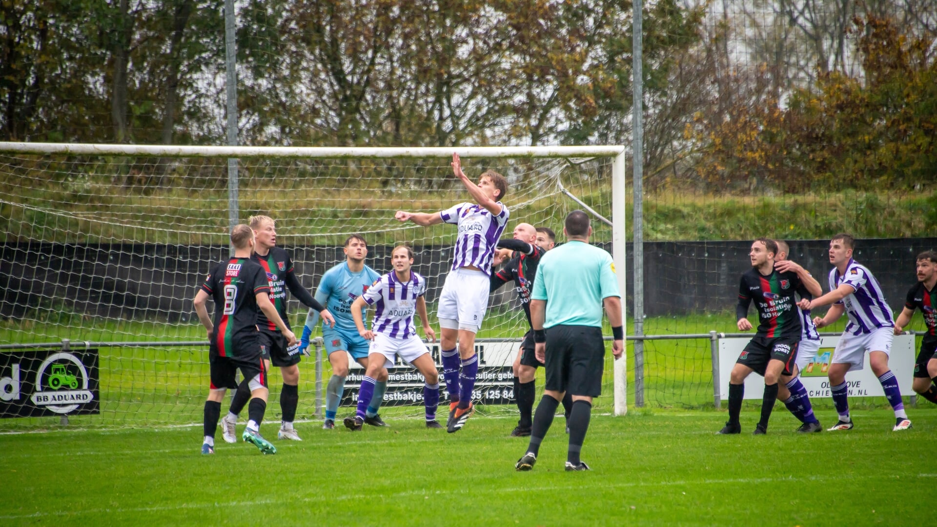 Aduard geeft in de slotfase de winst uit handen