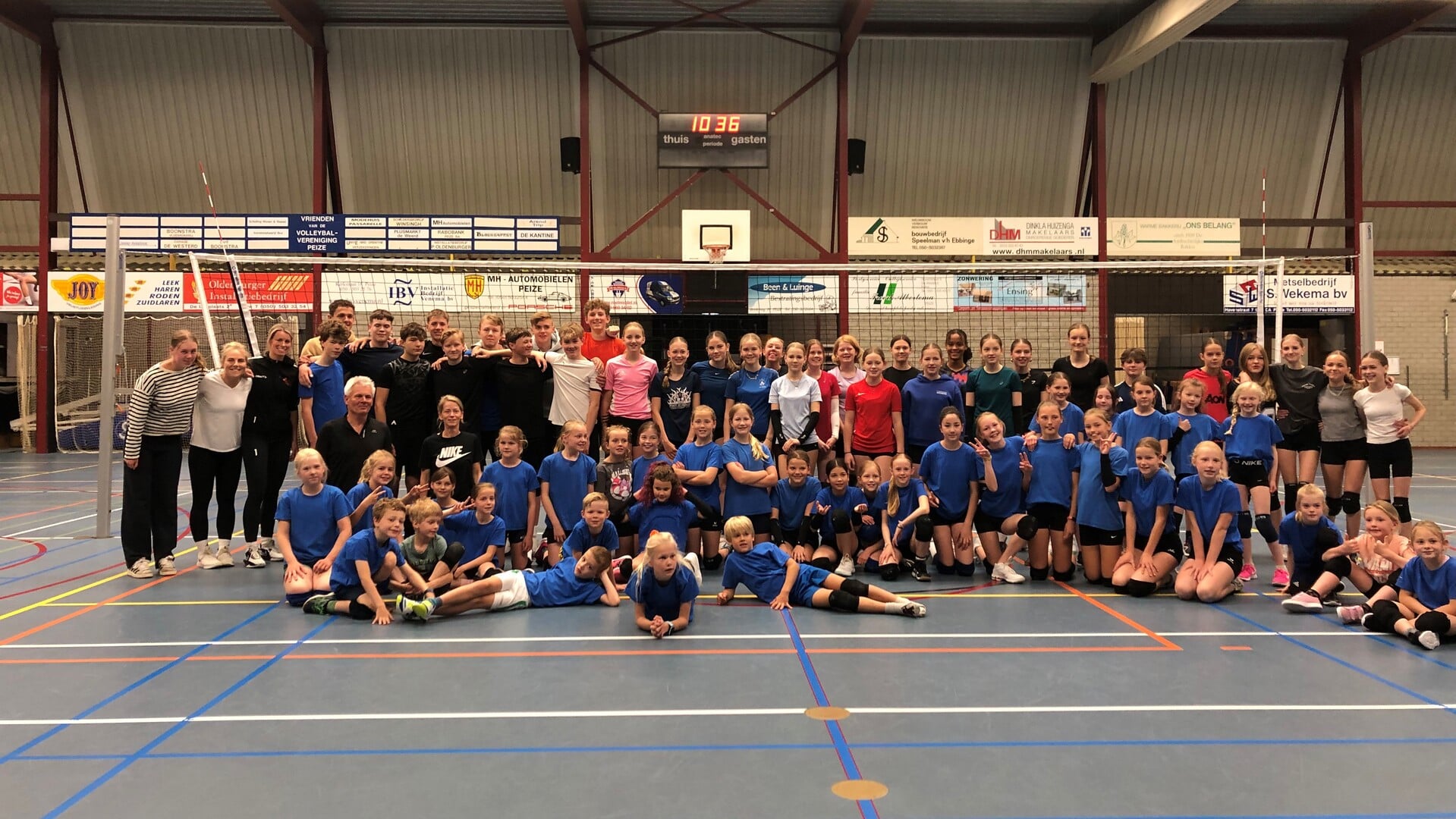 Volleybal Peize heeft wensen kunnen realiseren