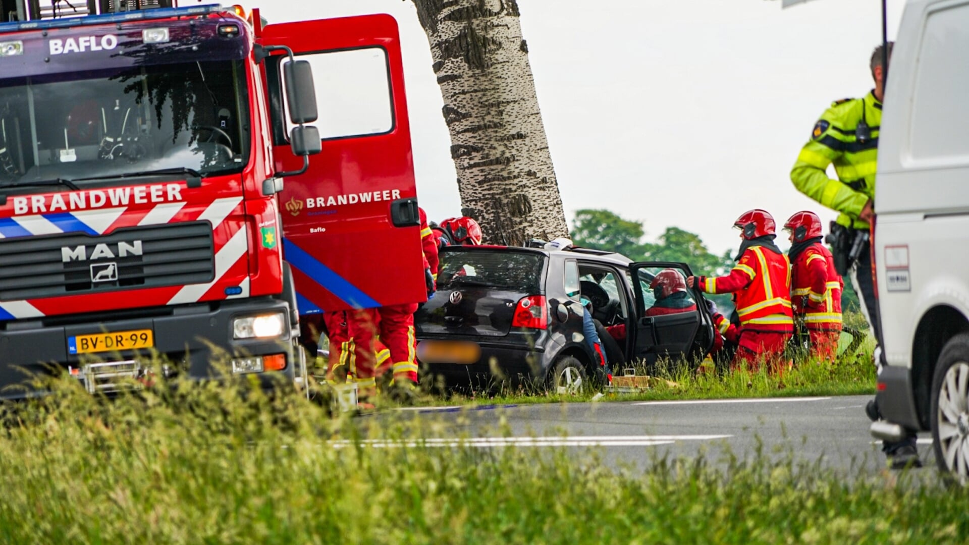 Ernstig ongeval bij Rasquert: vrouwen uit Uithuizen gewond