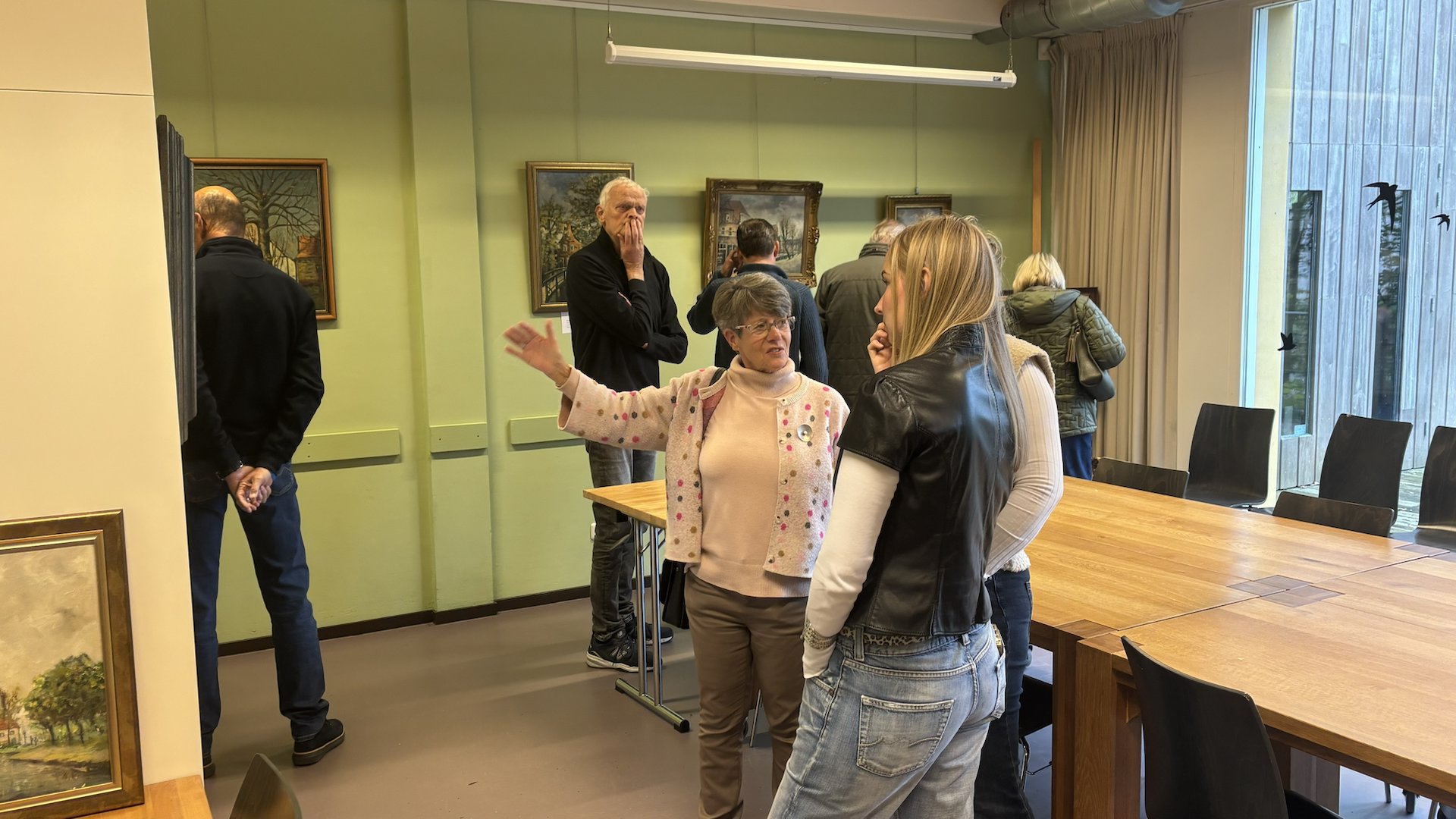 Bijna 400 bezoekers ontdekken het oude Schagen tijdens expositie met 65 schilderijen