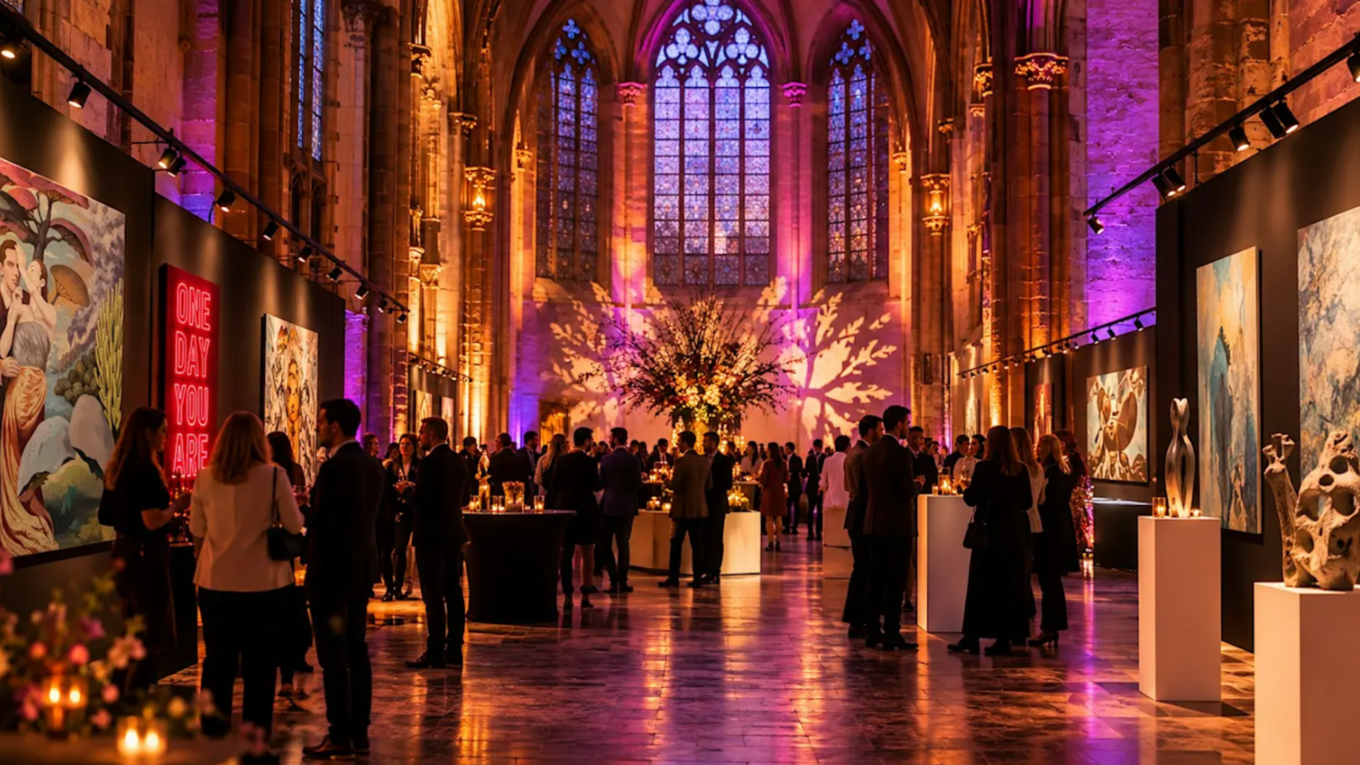 Internationale kunsttentoonstelling in Kapelkerk Alkmaar: workshop drukkunst en livemuziek