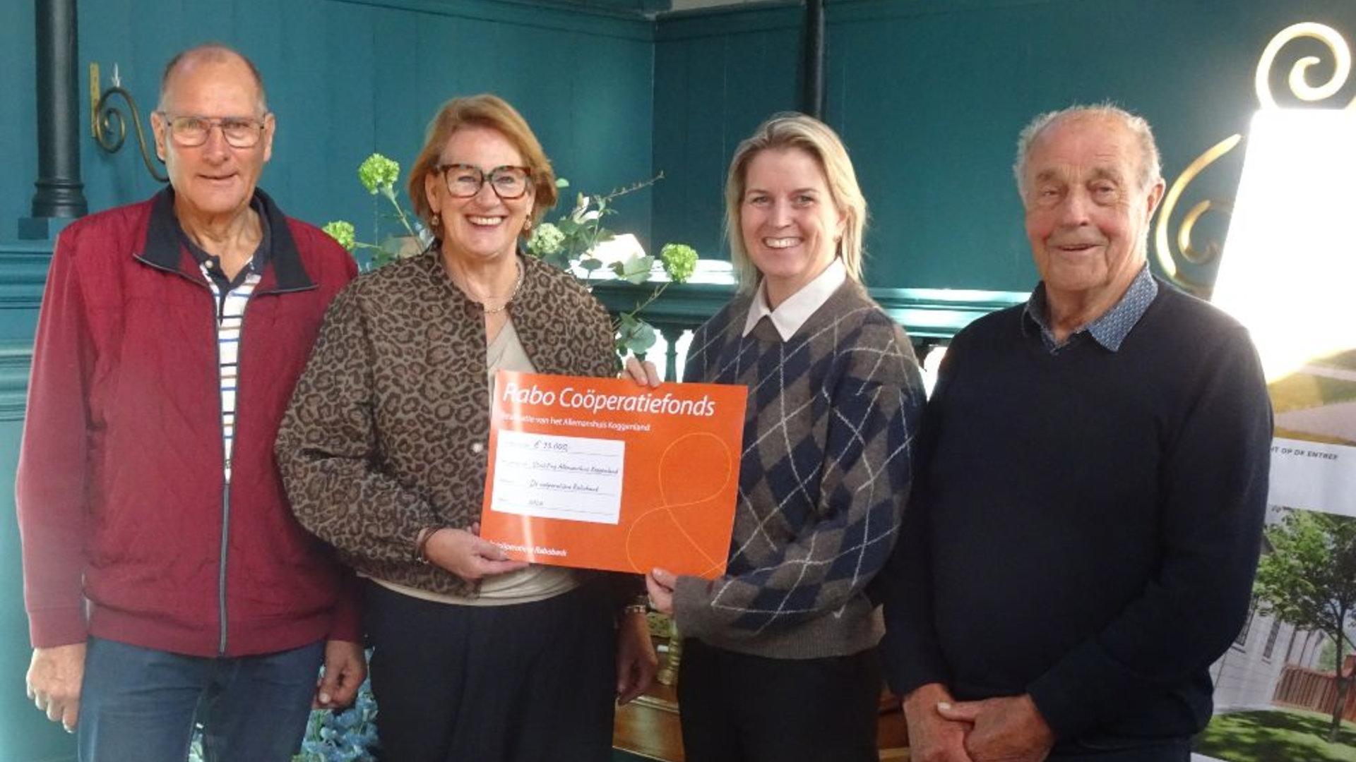 Allemanshuis Ursem: 15.000 euro van Rabobank voor ontmoetingsplek