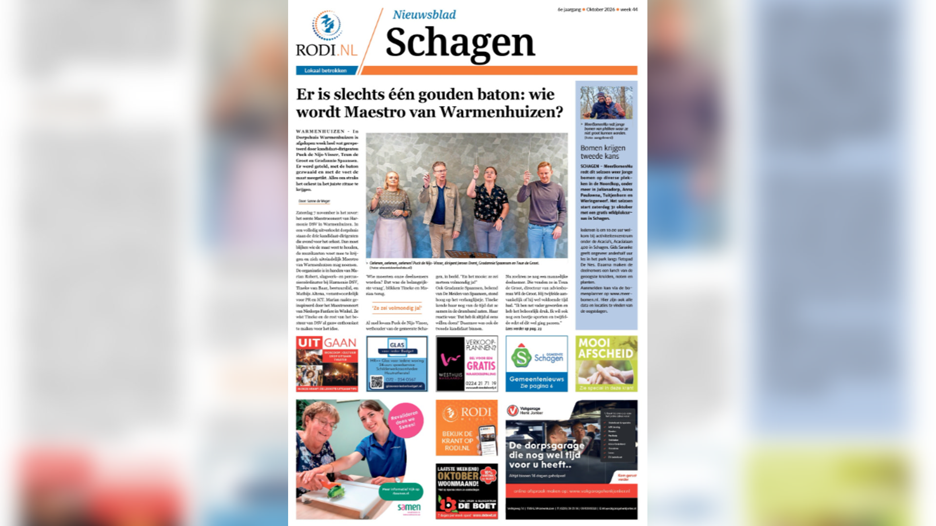 De krant staat online!