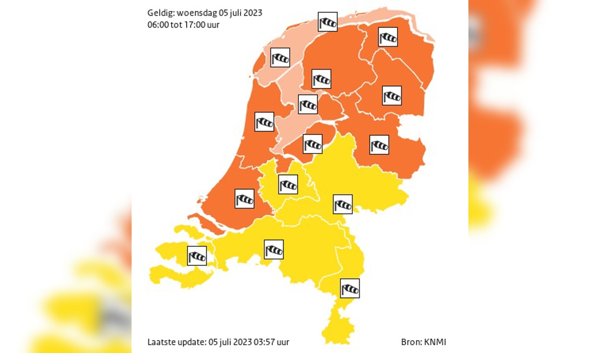 Code oranje om storm Poly - Al het nieuws uit Hillegom