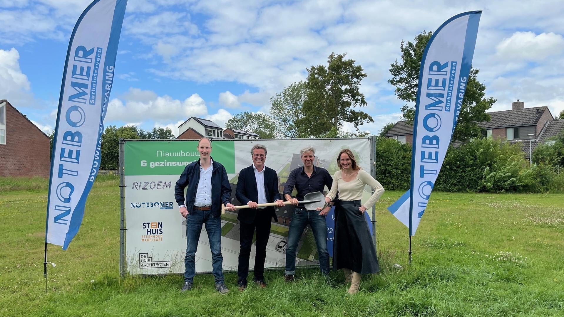 Zes woningen op voormalige schoollocatie in Ezinge