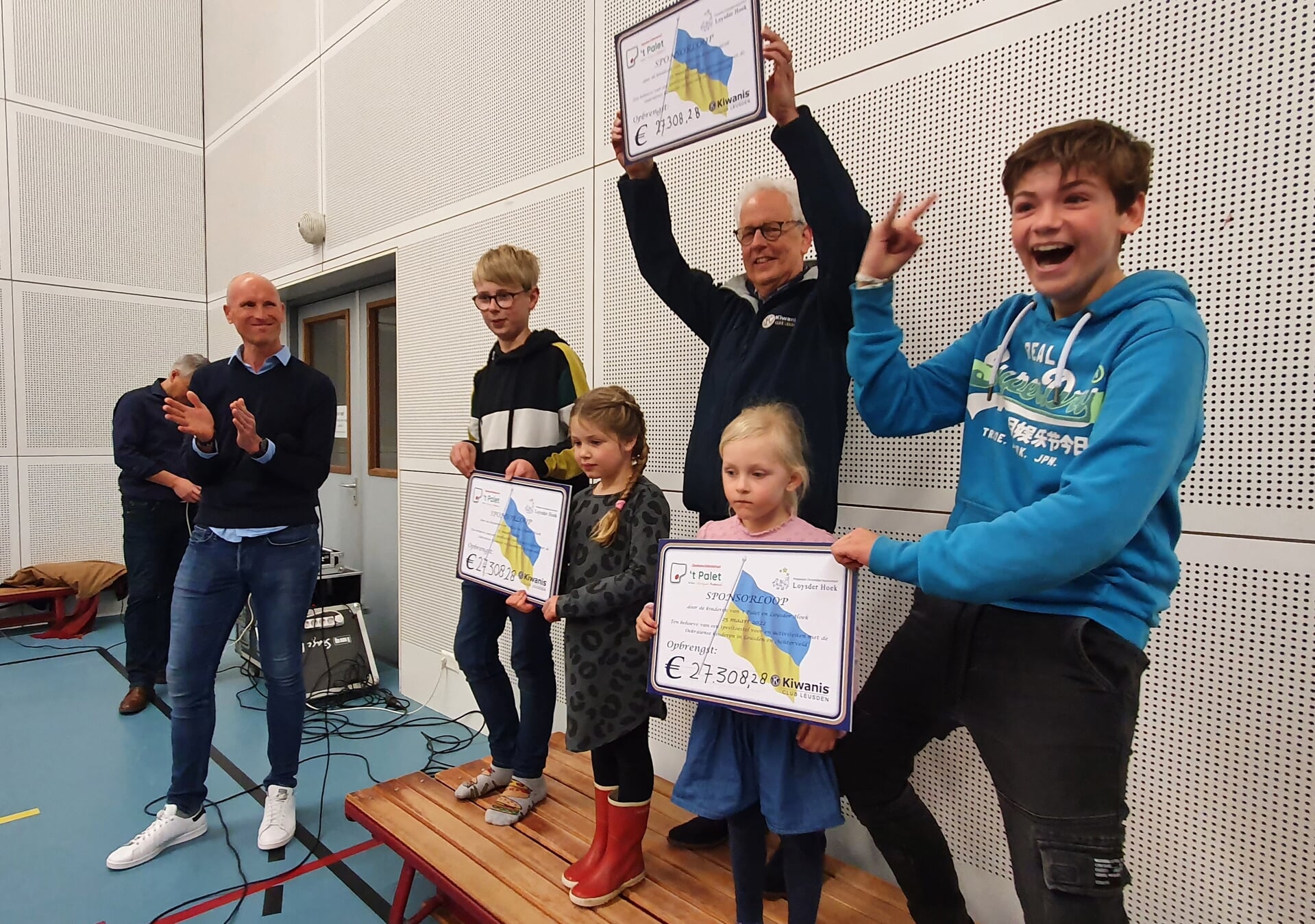 Leerlingen Loysder Hoek en ‘t Palet zamelen bijna 30.000 euro in