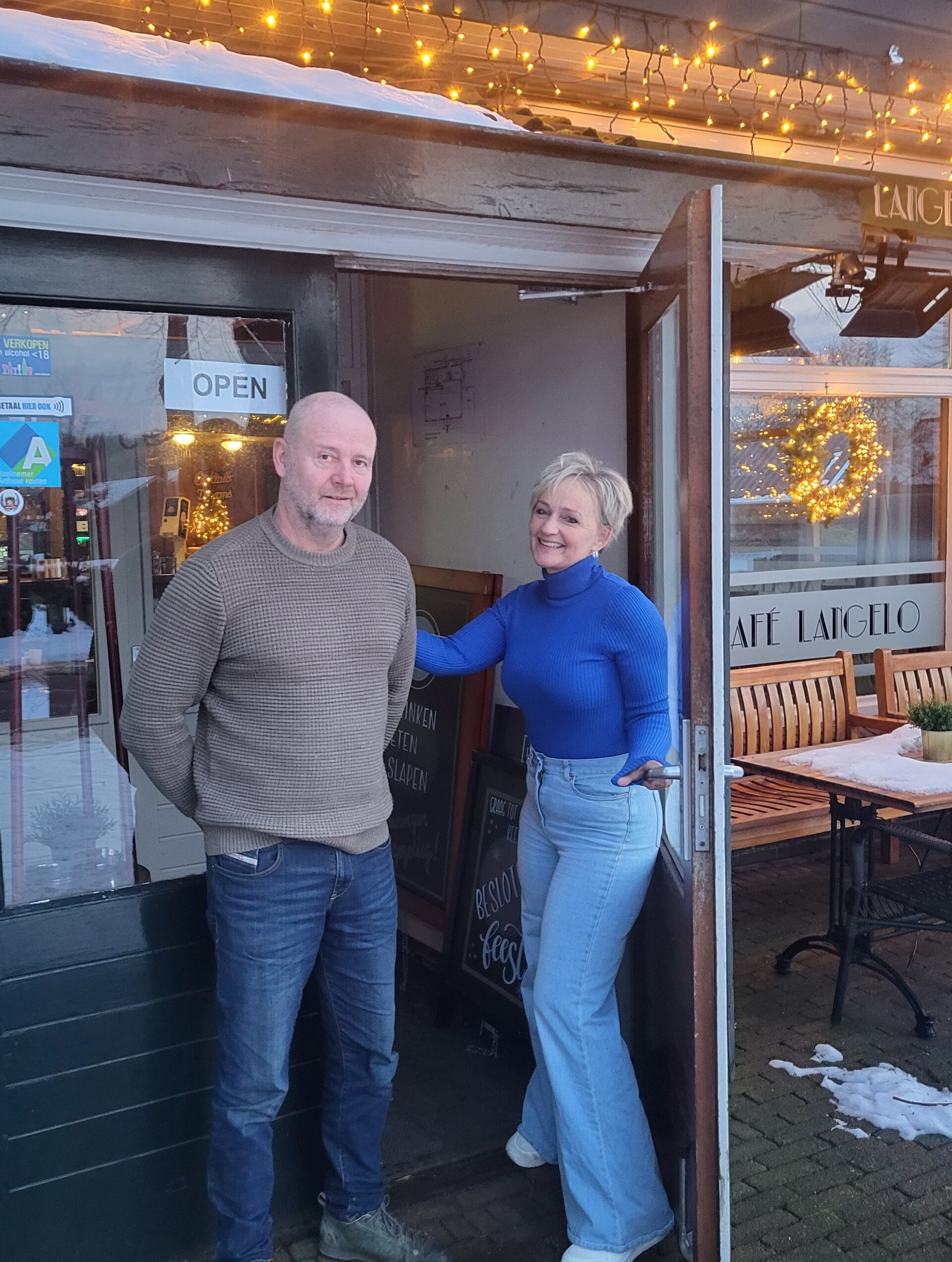 Jos en Alieneke trots op hun B & B Café Langelo - De Krant