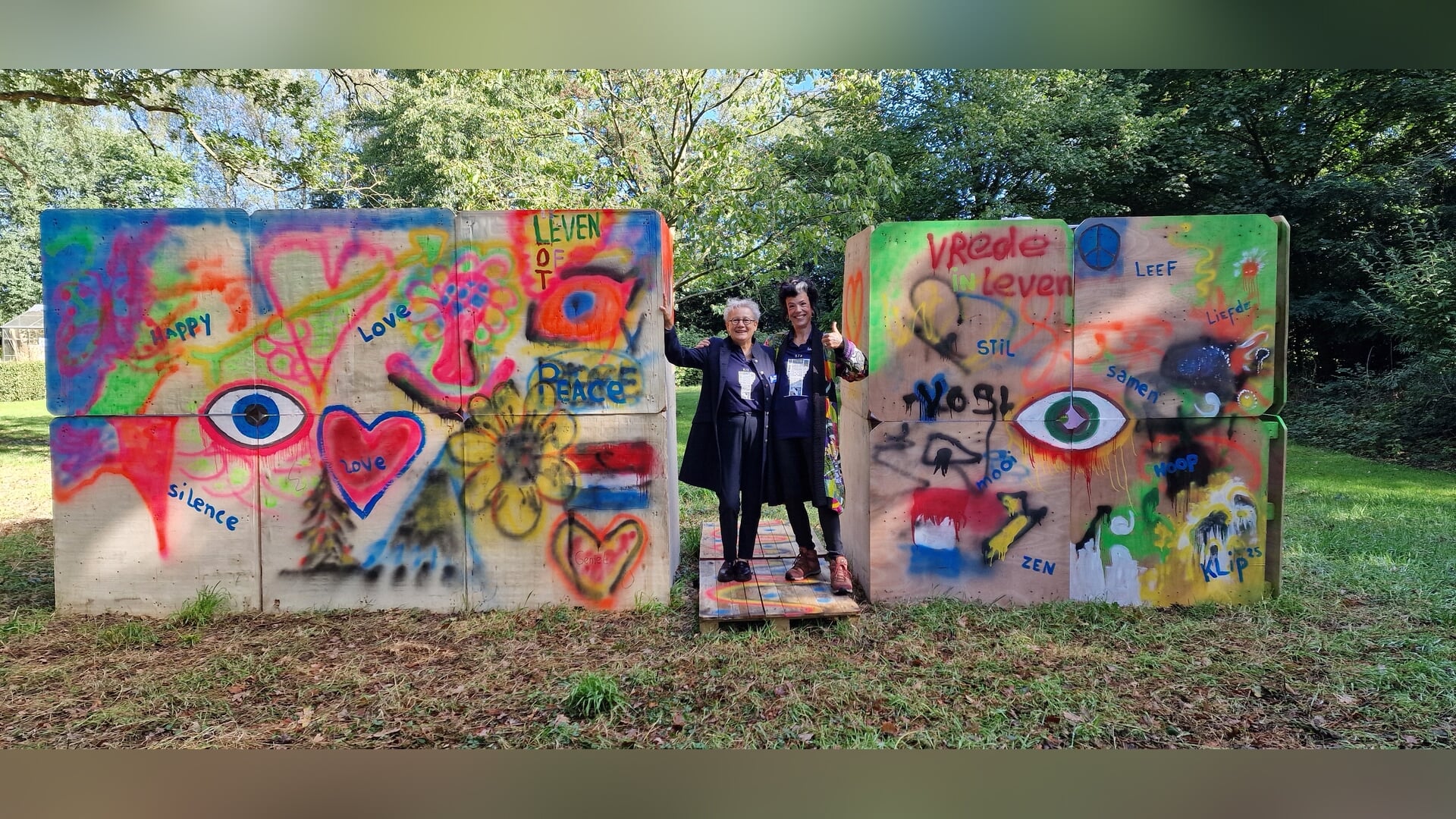 Geslaagd kunstproject bij luchtwachttoren