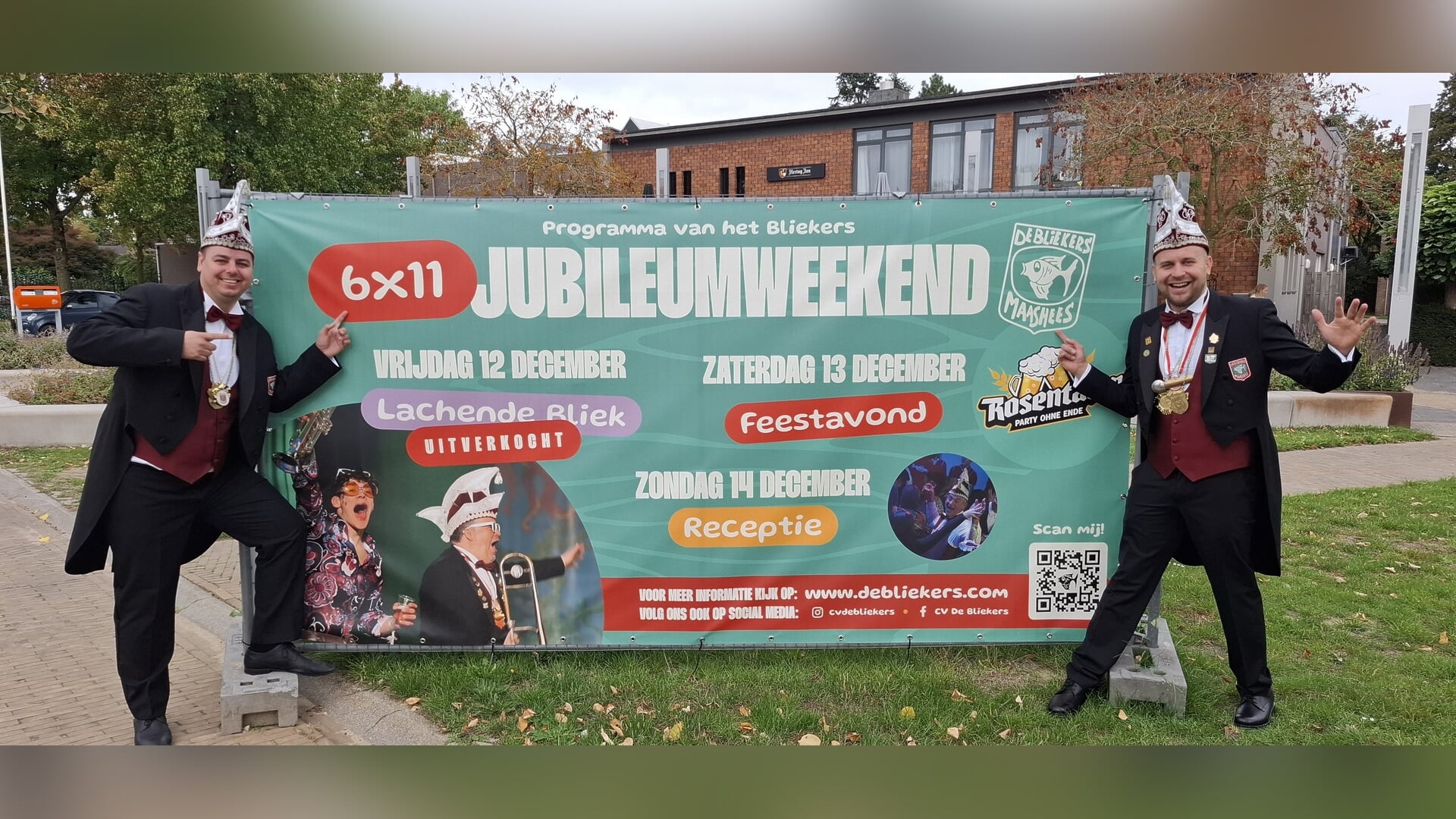 Bliekers Maashees vieren 6x11-jarig bestaan