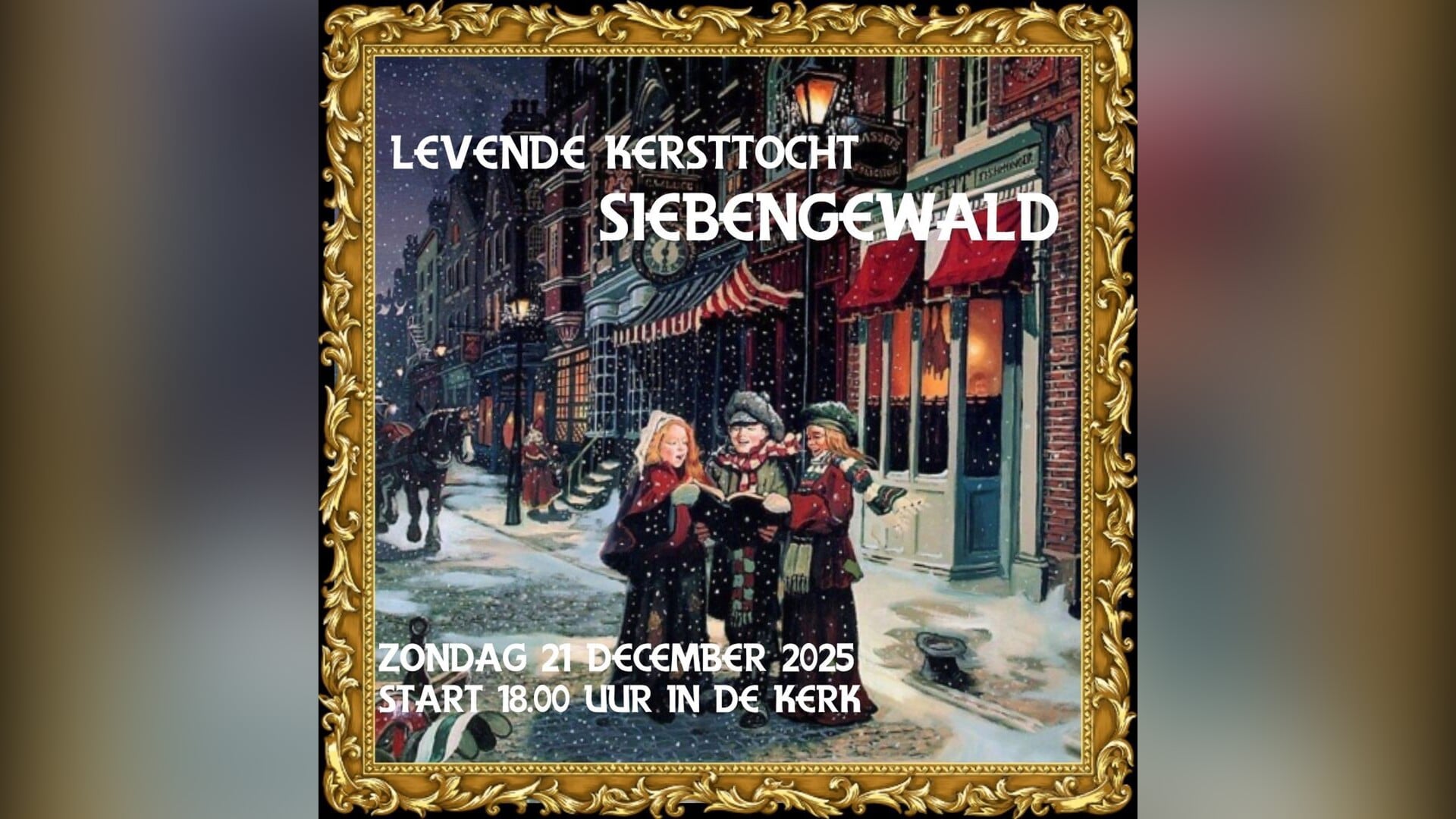 Eerste ‘Levende Kersttocht’ in Siebengewald
