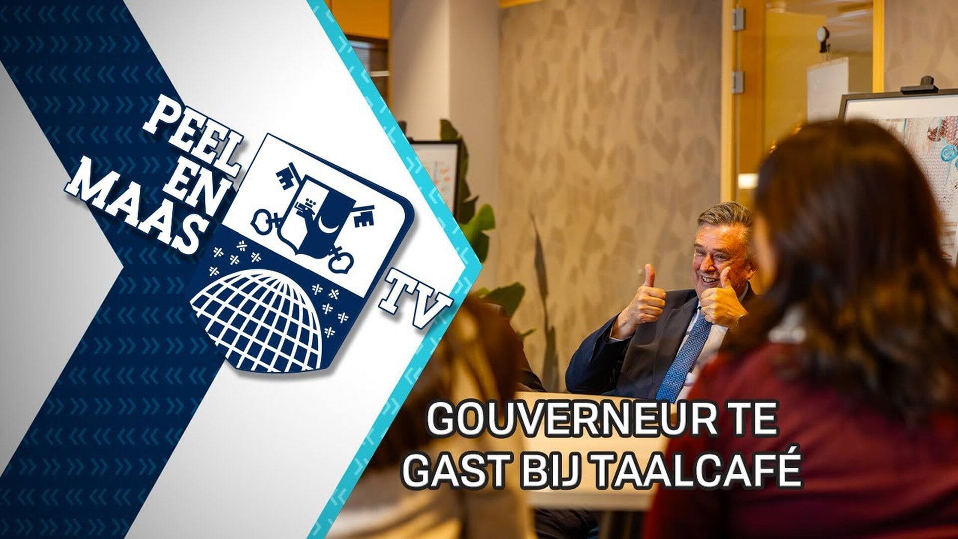 Gouverneur te gast bij Taalcafé