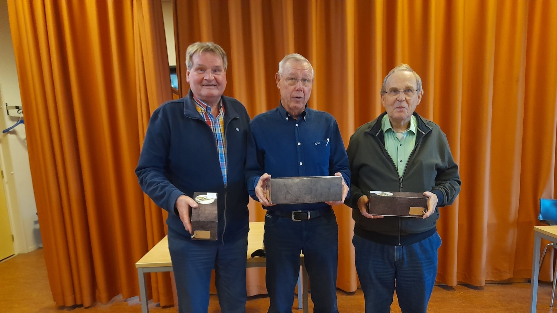 Roelof Kamphuis winnaar van de kaartclub Gasselternijveen