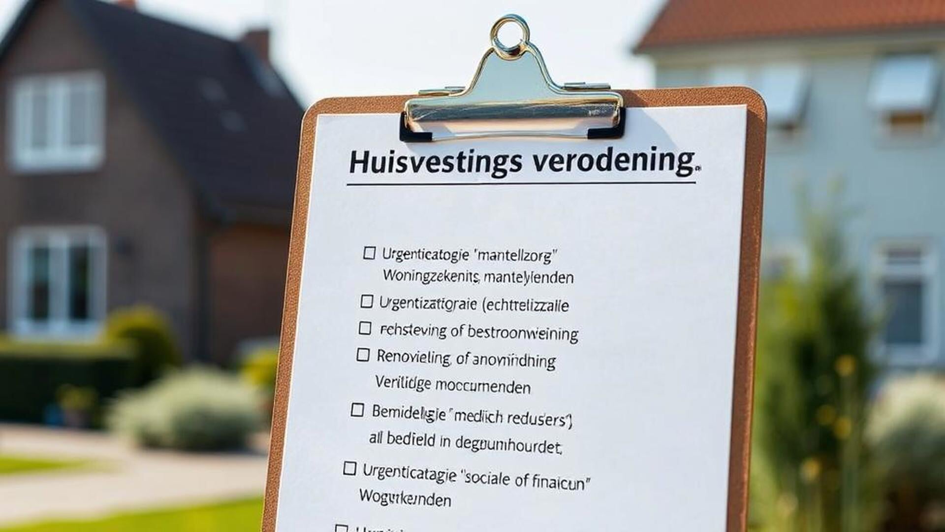 Nieuwe Huisvestingsverordening voor balans op de woningmarkt