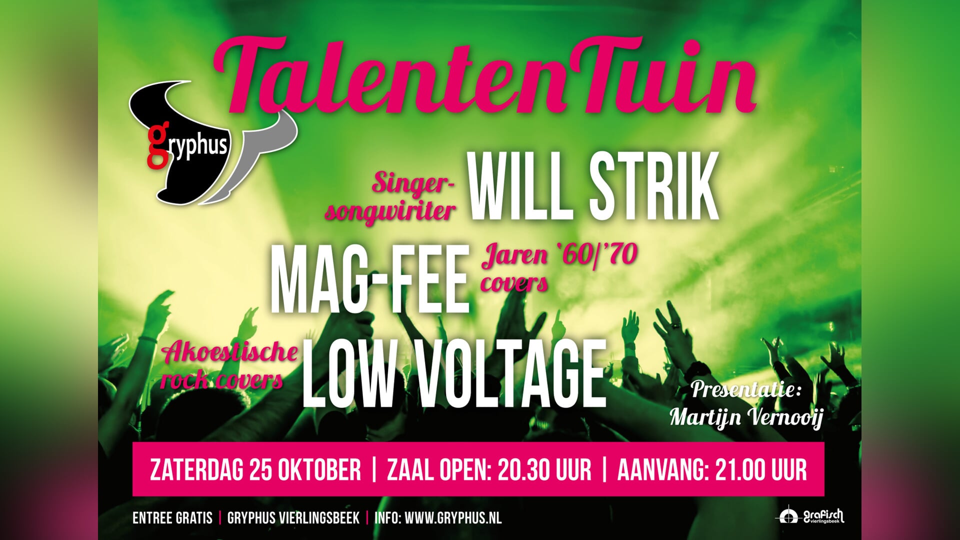 Taletententuin begroet Will Strik, Mag-Fee en Low Voltage